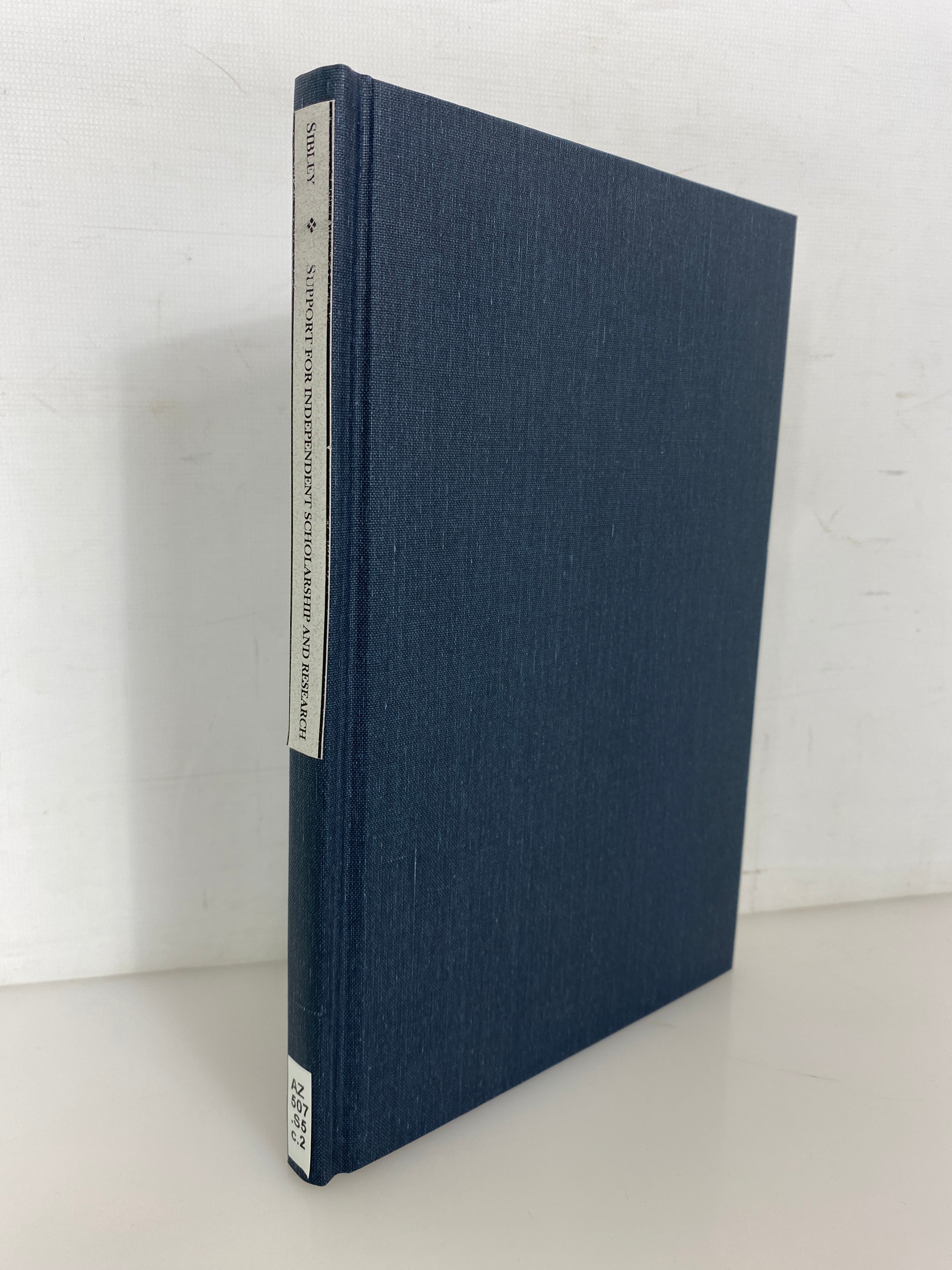 Support for Independent Scholarship & Research Sibley Rare 1951 Library Bound HC