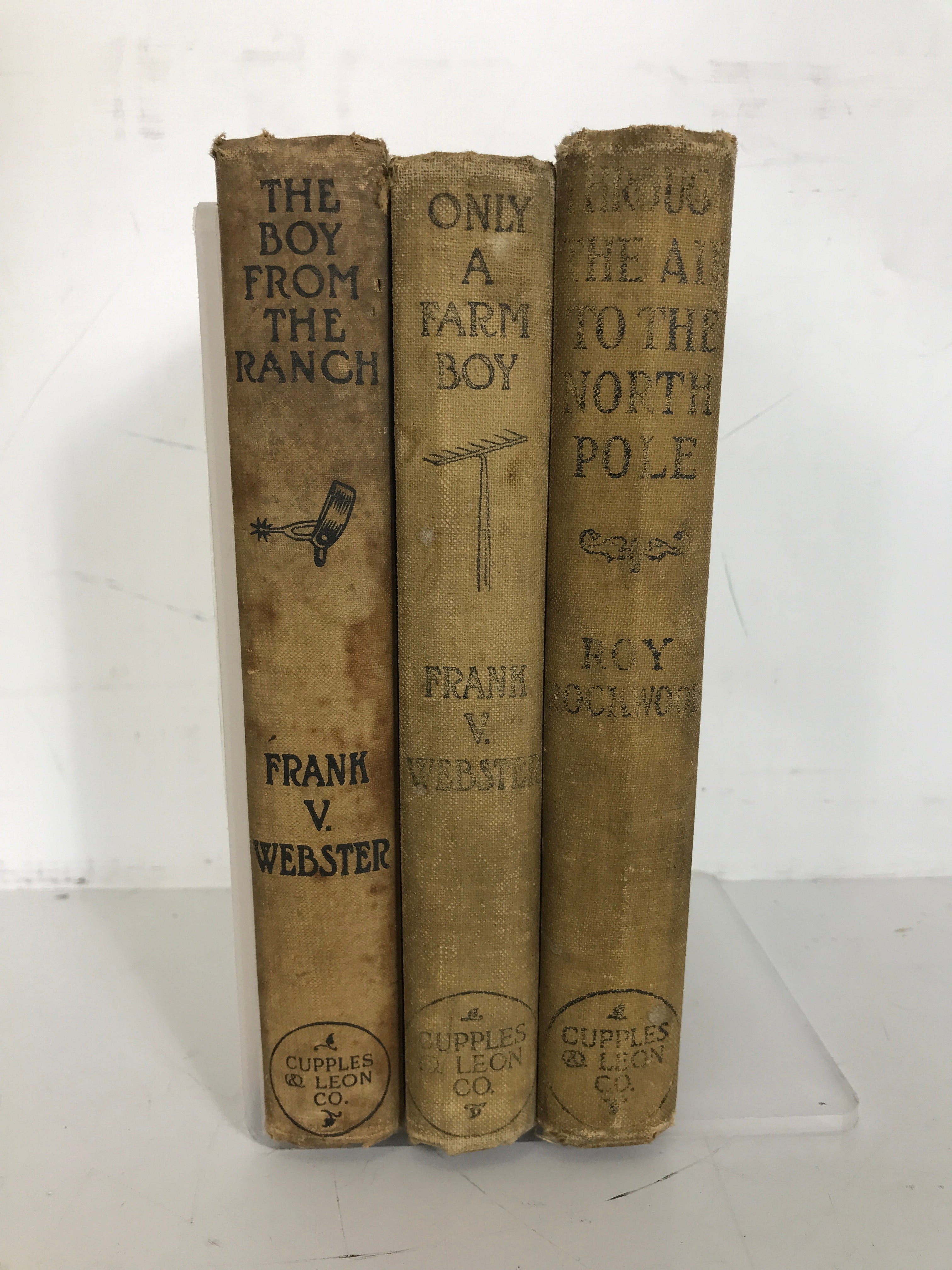 Lot of 3: Boy from the Ranch/Only a Farm Boy/Through the Air 1906-09 HC