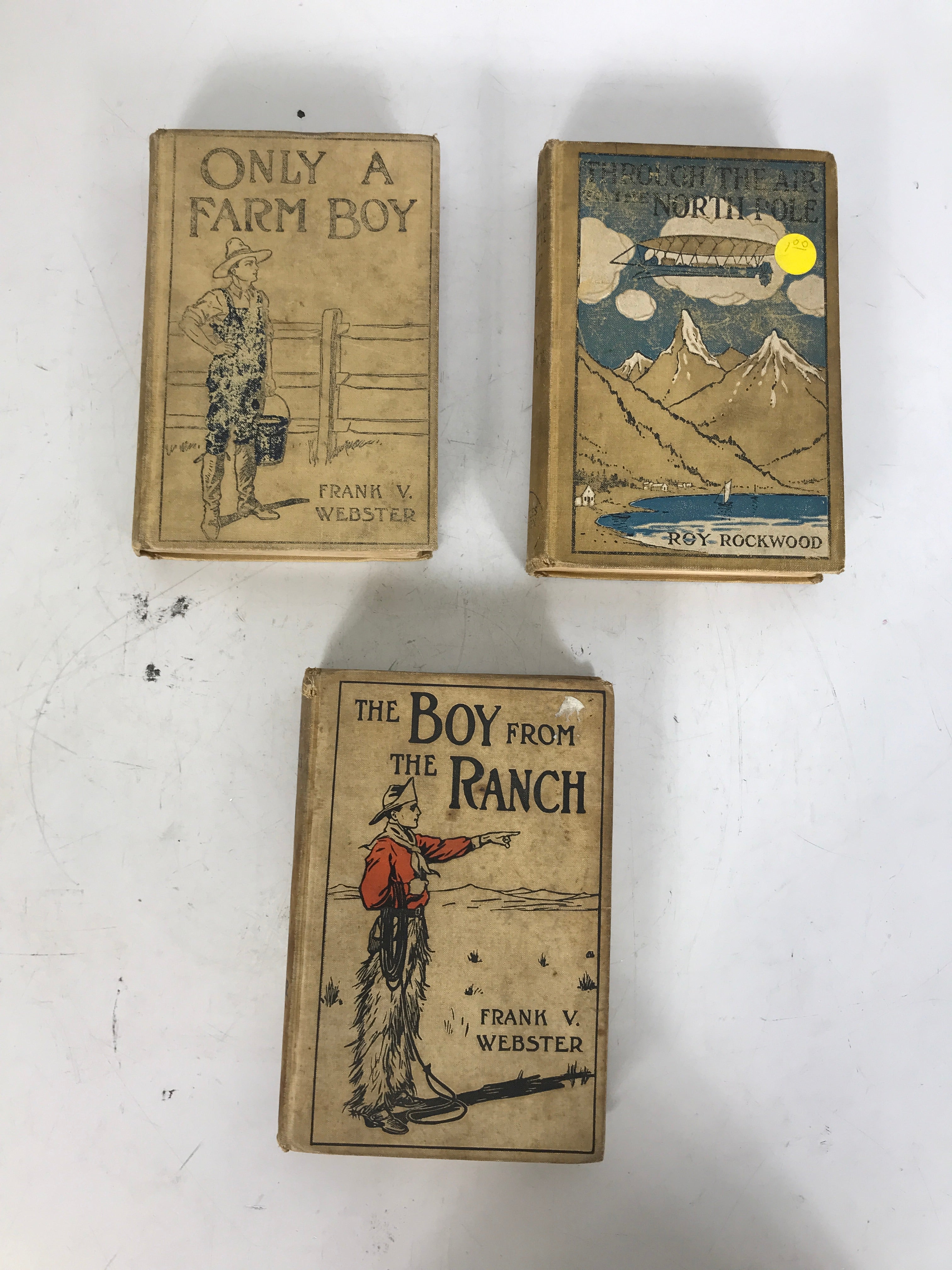 Lot of 3: Boy from the Ranch/Only a Farm Boy/Through the Air 1906-09 HC