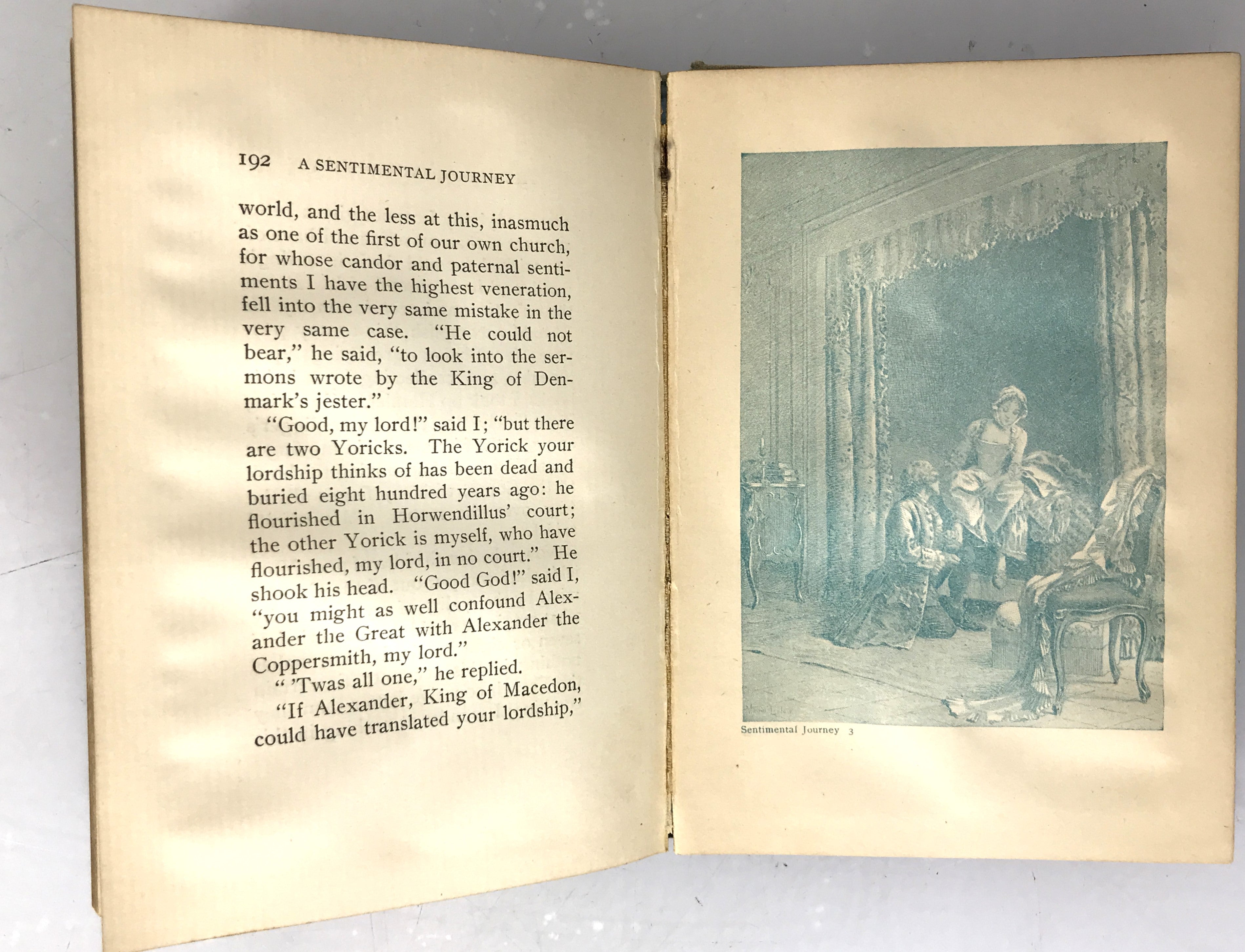 Laurence Sterne A Sentimental Journey (c1890s) Henry Altemus of Philadelphia HC