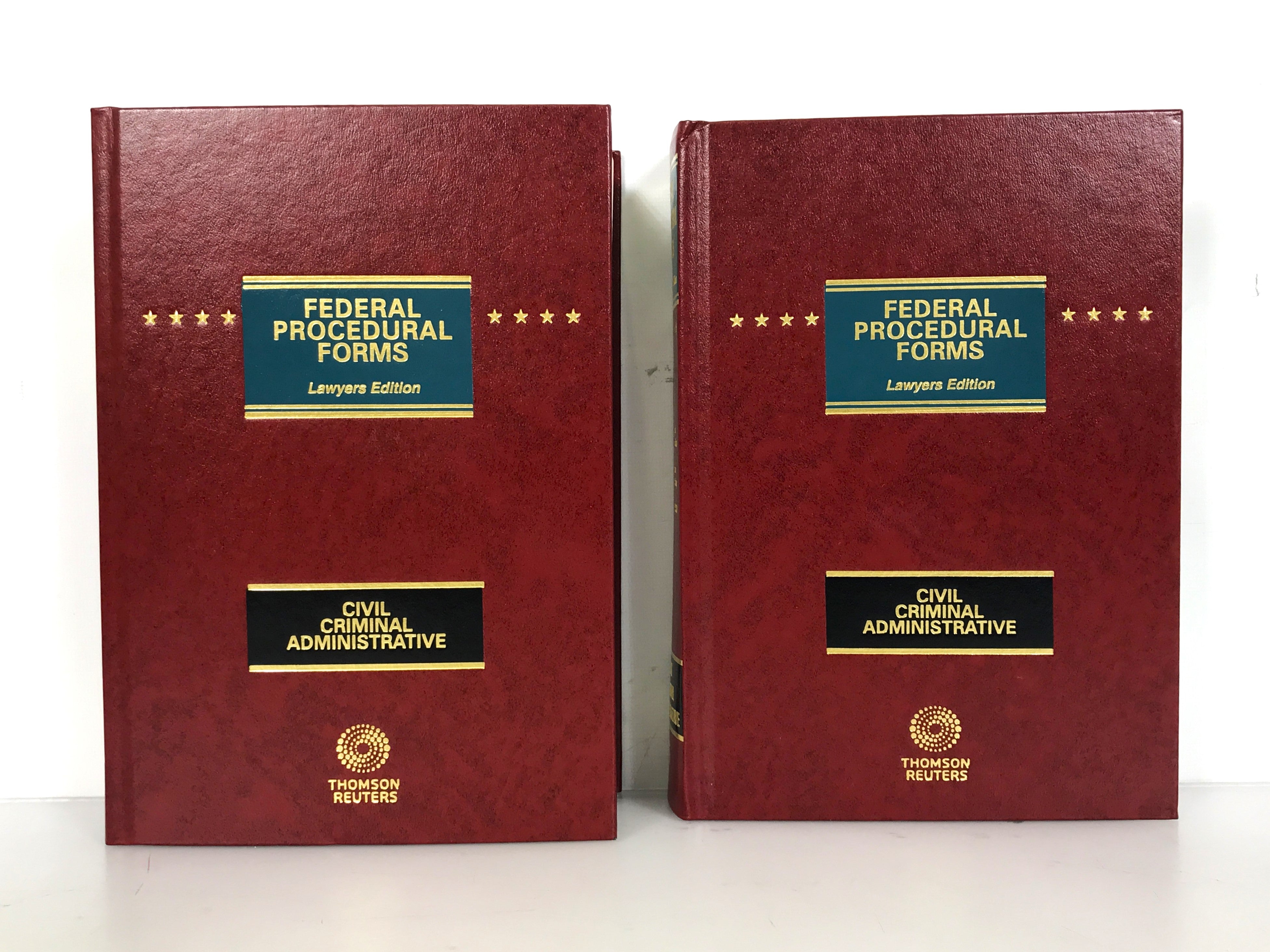 Lot of 2 Federal Procedural Forms Lawyer Edition 2015 Vol 3 and 6 HC