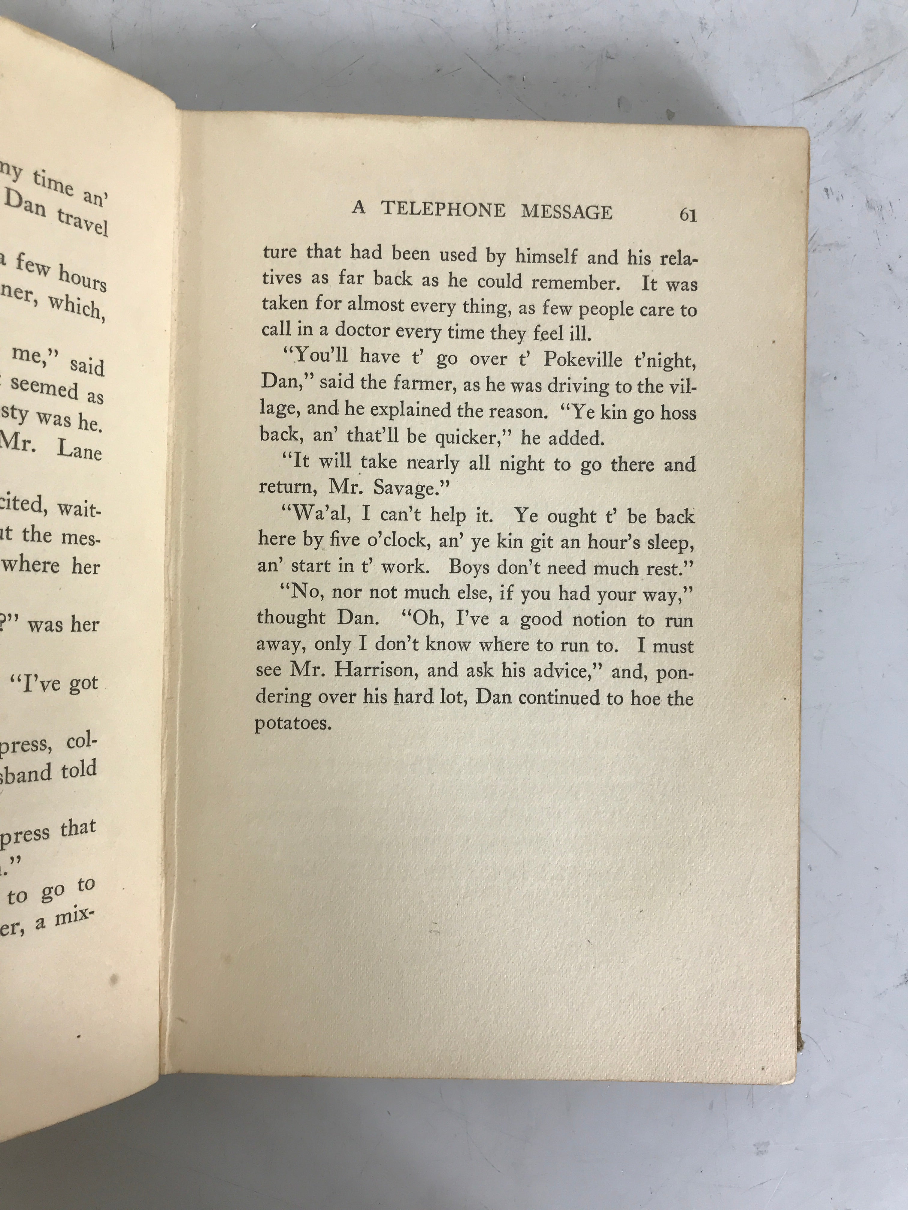 Lot of 3: Boy from the Ranch/Only a Farm Boy/Through the Air 1906-09 HC