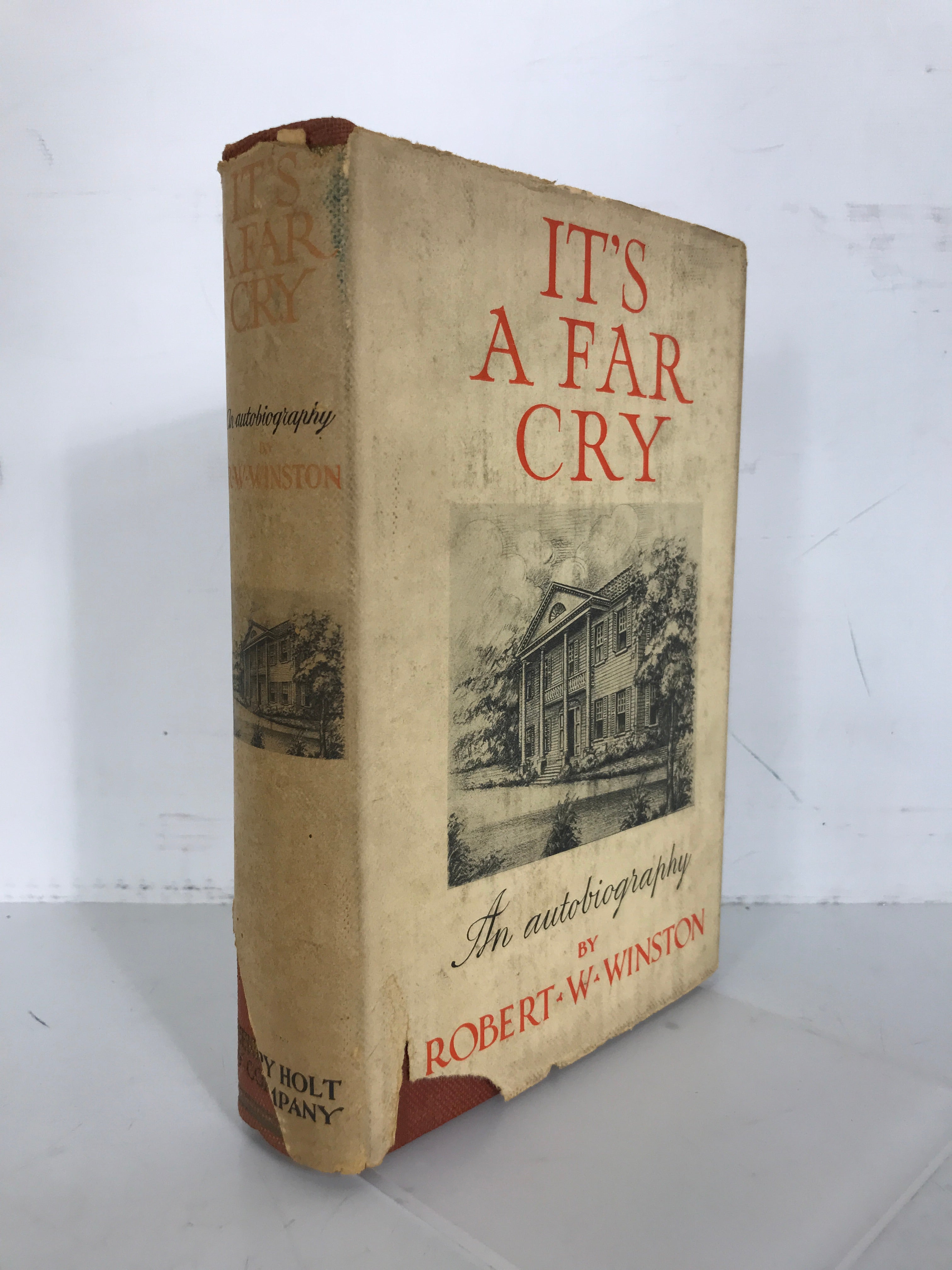 It's a Far Cry An Autobiography Robert W. Winston 1937 HCDJ