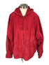 Wilson's Leather Red Suede Hooded Jacket Unisex Size XL
