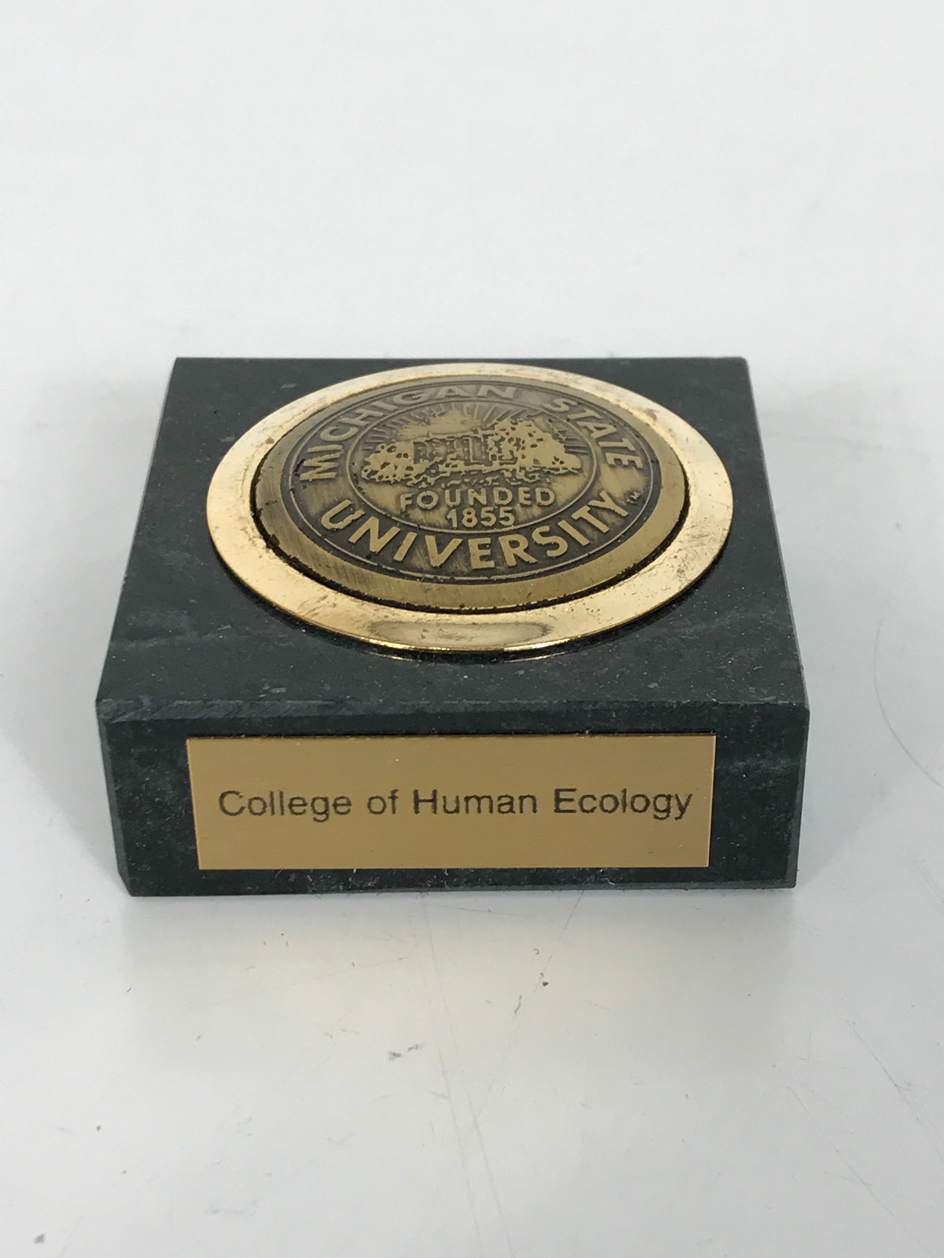 MSU College of Human Ecology Paperweight with University Seal