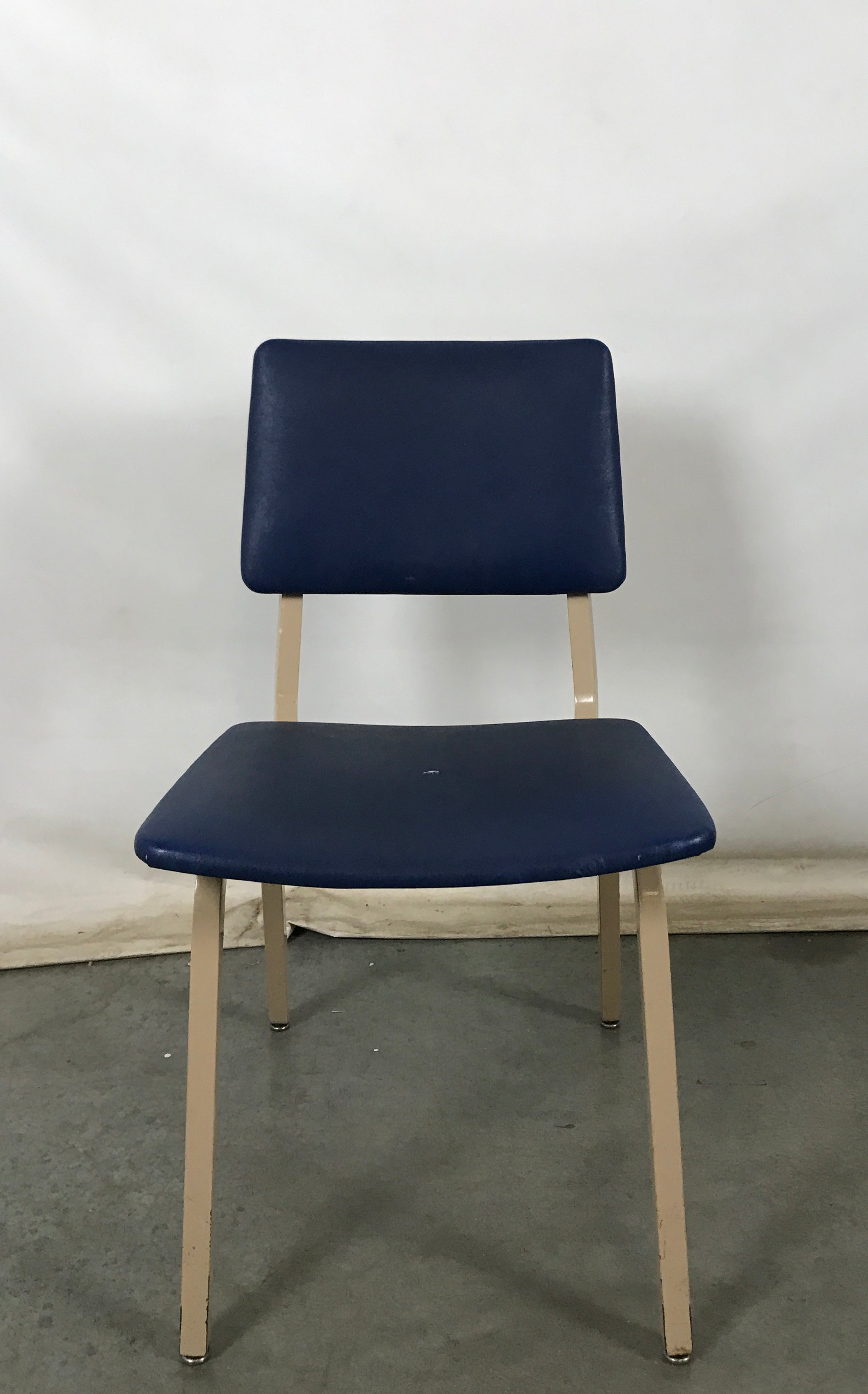 Steelcase Blue Armless Chair