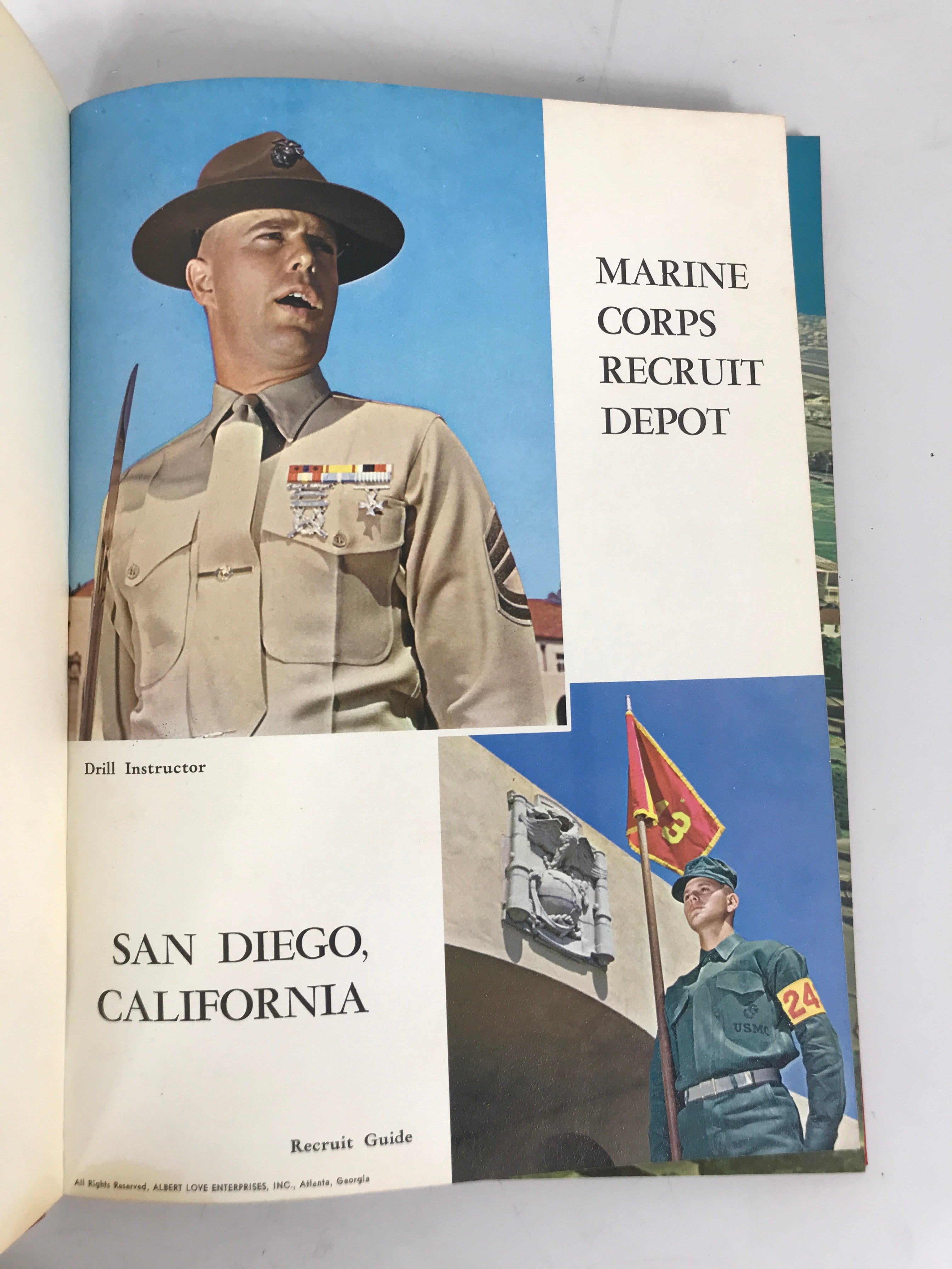 Marine Corp Recruit Guide 3rd Battalion RHP 356 San Diego 1962