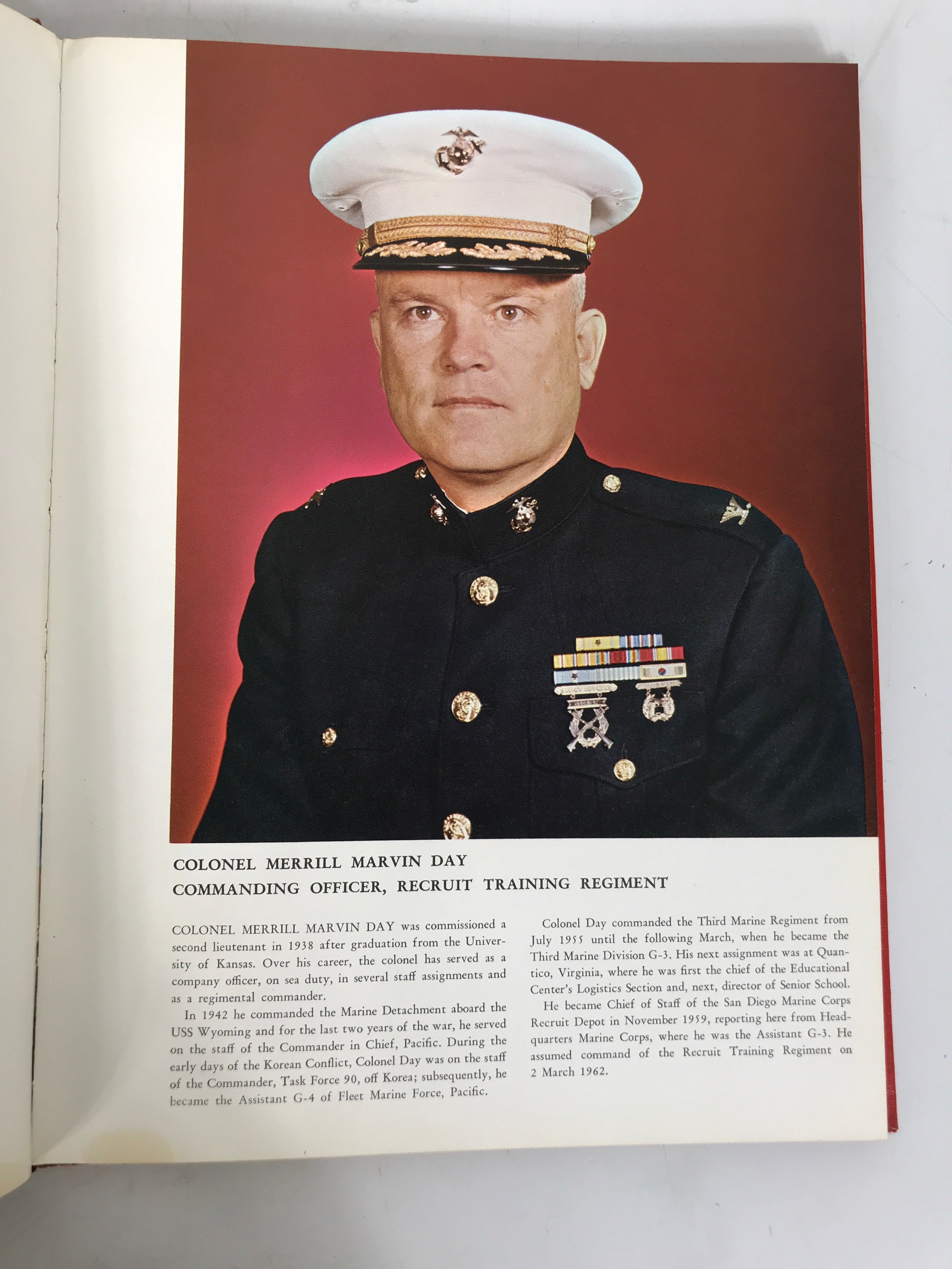 Marine Corp Recruit Guide 3rd Battalion RHP 356 San Diego 1962