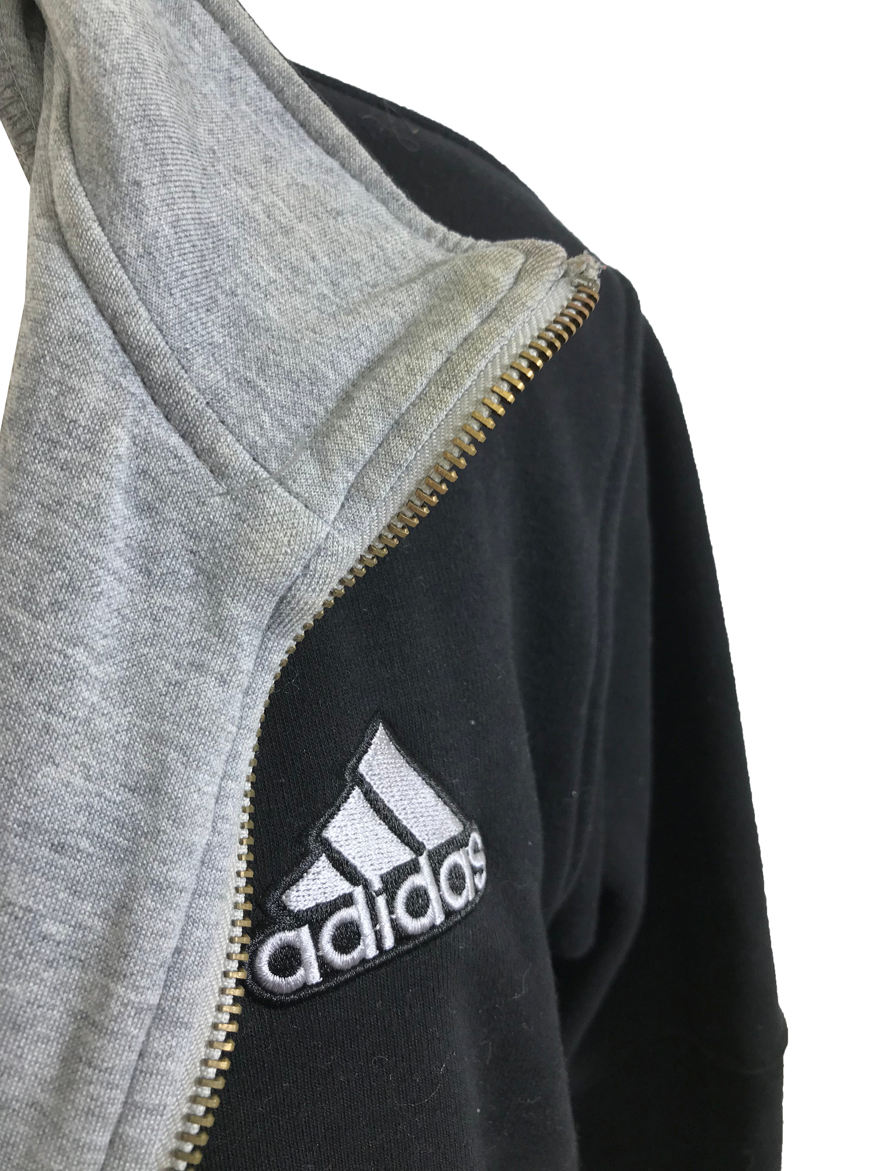 Adidas Black Zip-Up Sweatshirt Men's Size 2XL