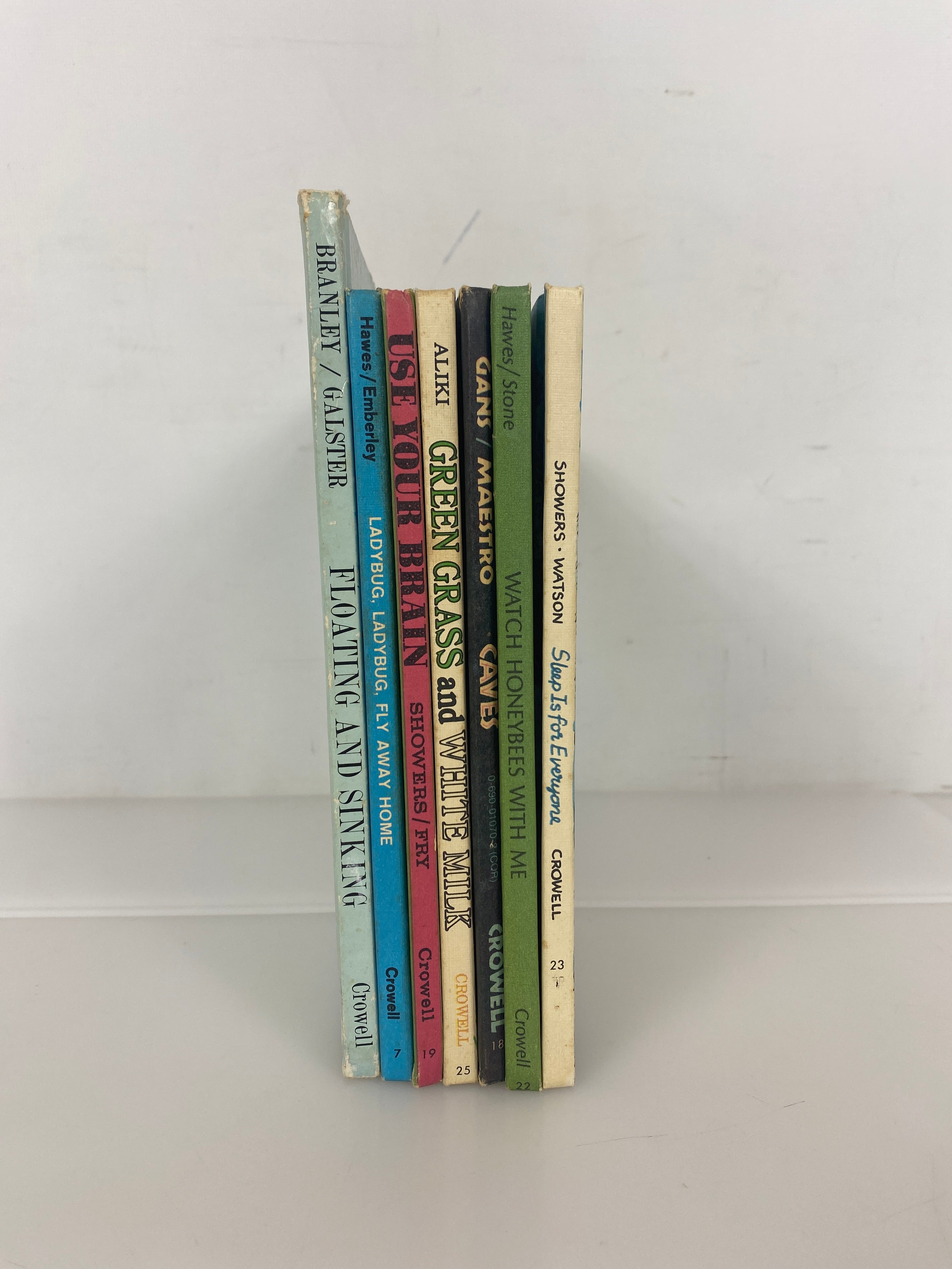 Lot of 7 Let's Read and Find Out Science Books 1964-76 Vintage HC