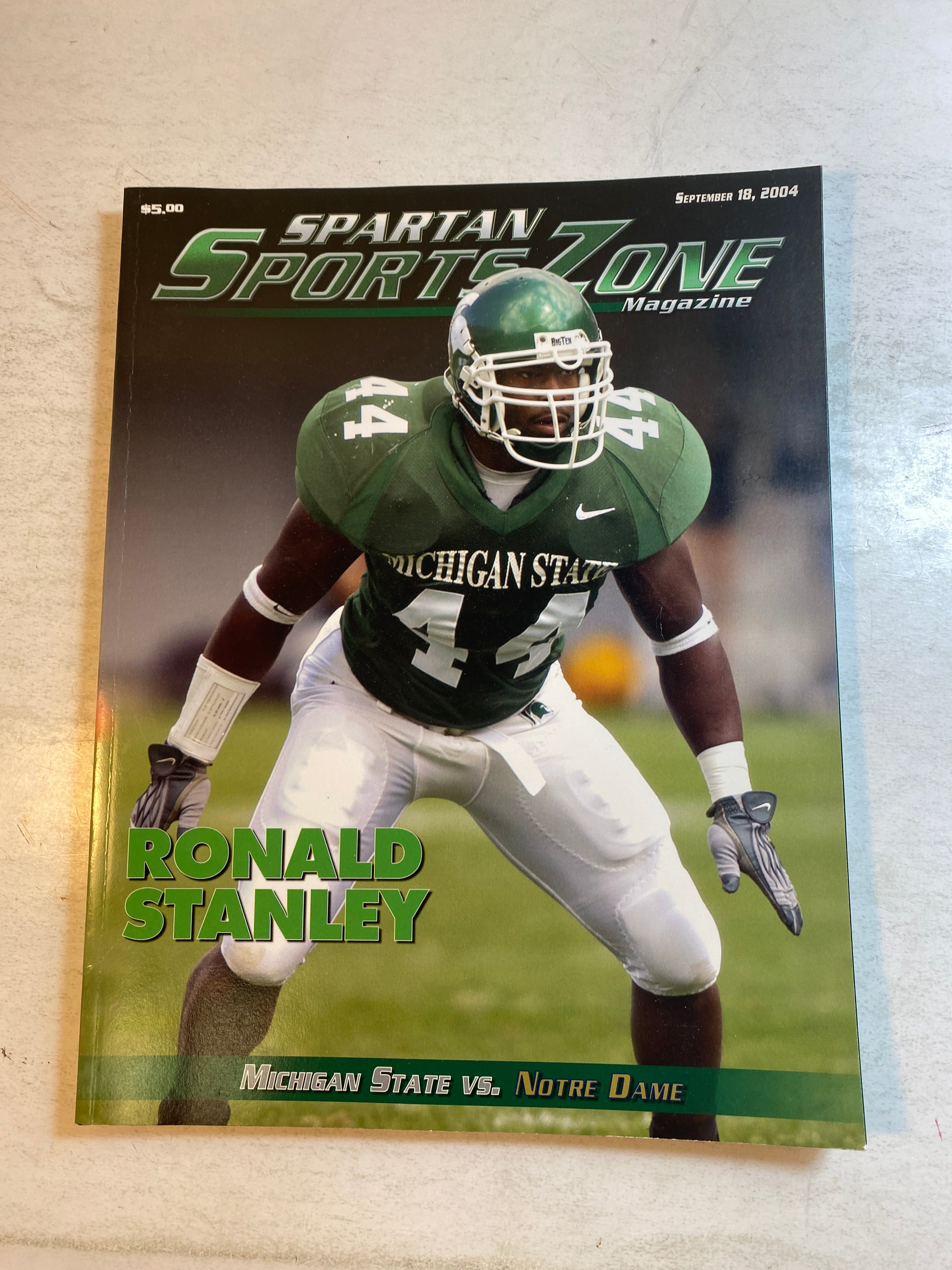 2004 Michigan State vs Notre Dame Football Program