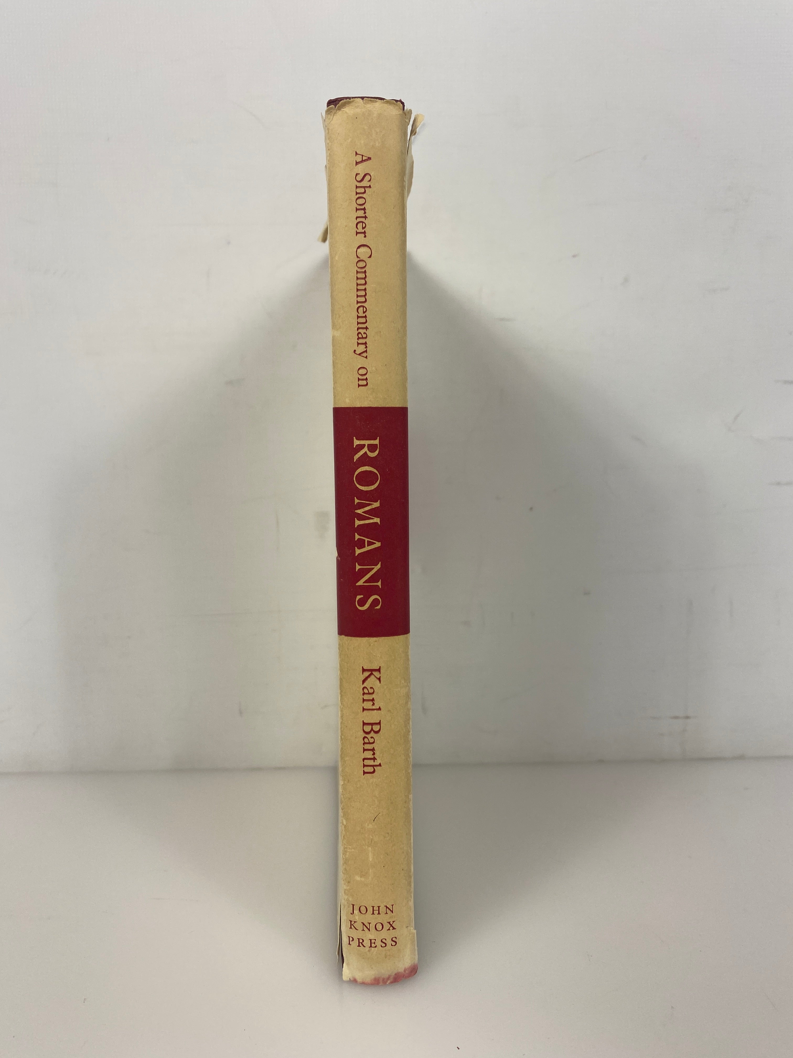 A Shorter Commentary on Romans by Karl Barth 1959 Vintage HC DJ