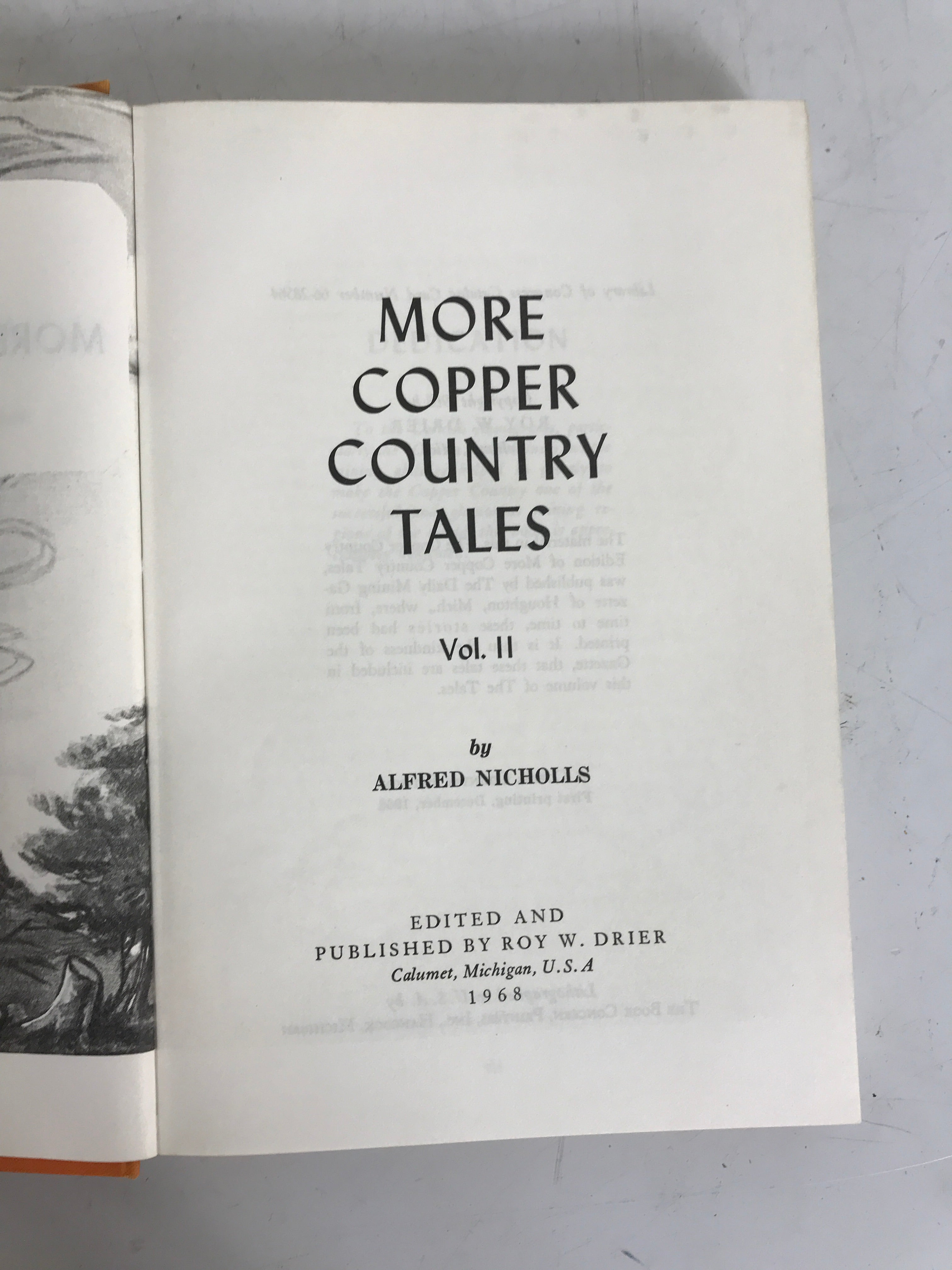 2 Vols: Copper Country Tales/More Copper Country Tales 1967-68 HCDJ