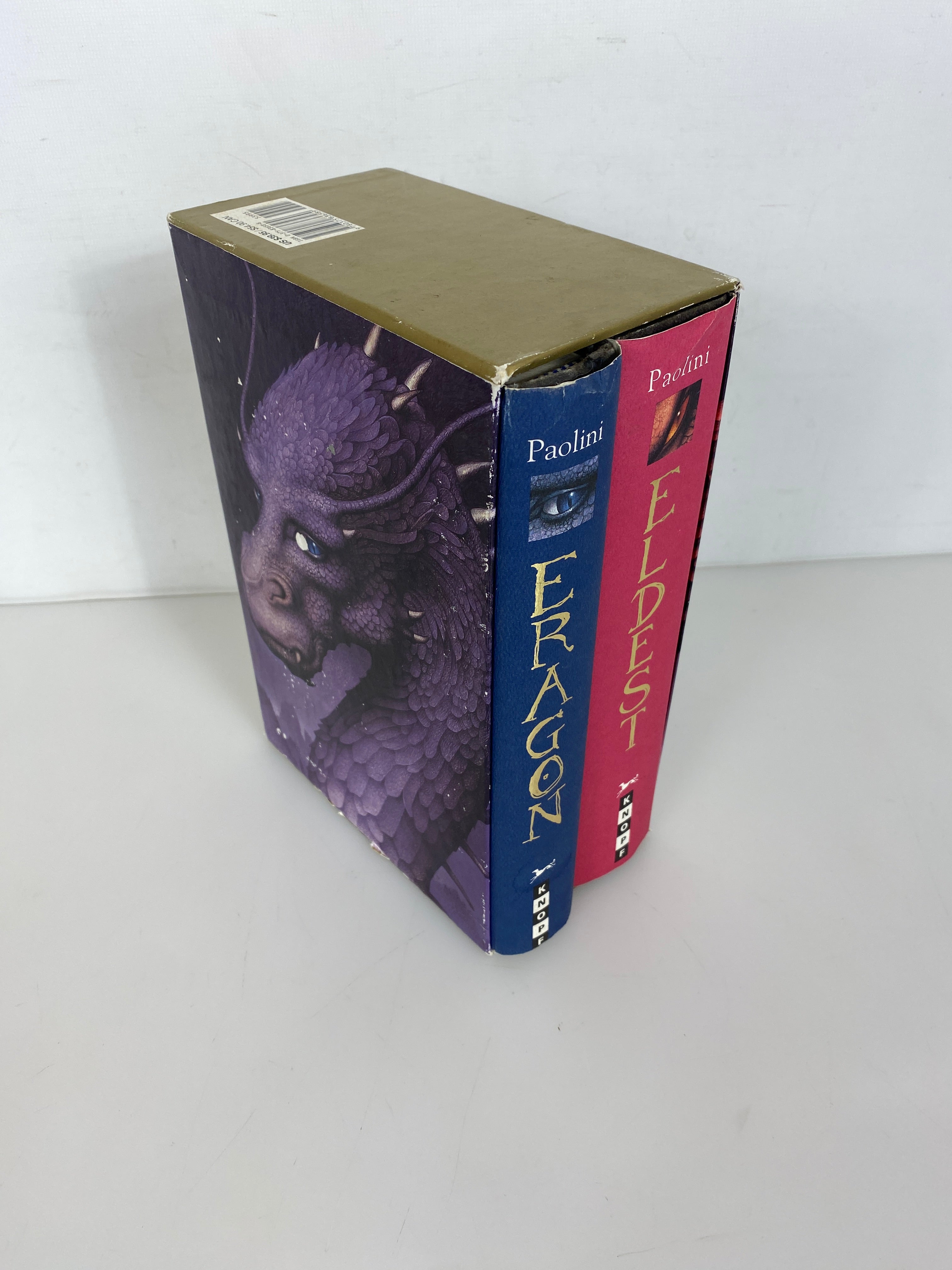 Set of 2 Eragon Eldest HCDJ w/ Slipcover 2003-2005