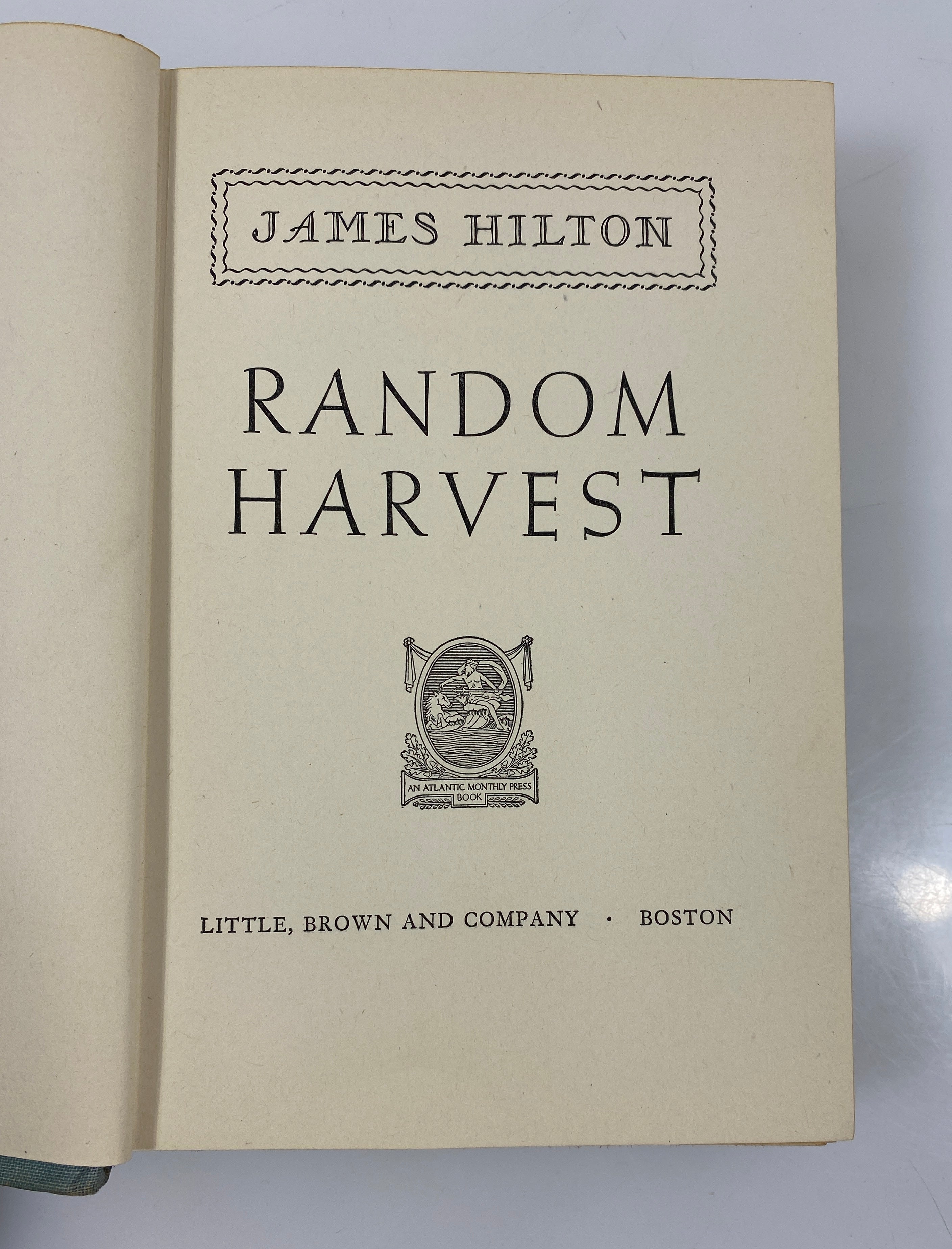 Random Harvest James Hilton 1941 HC