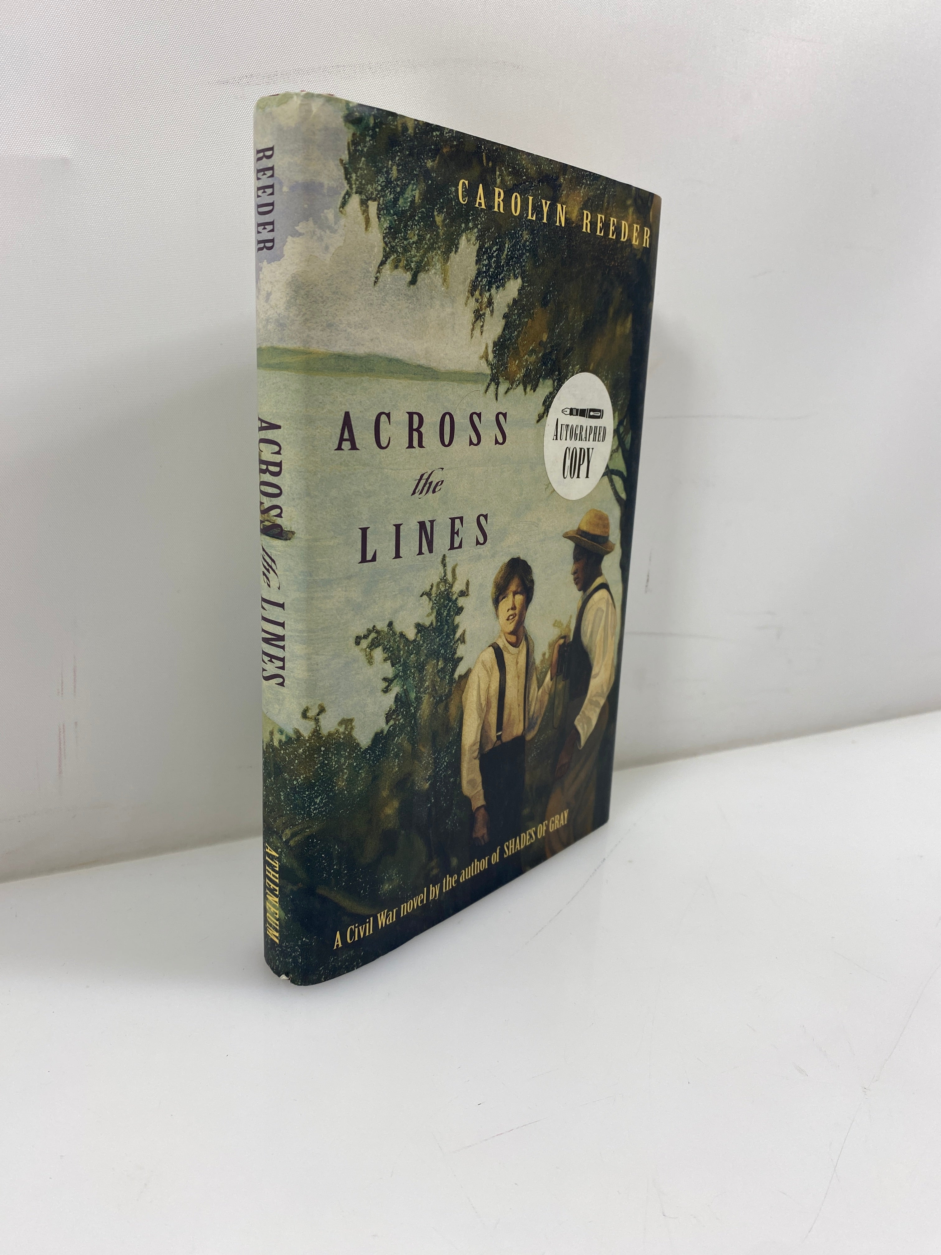 *Signed* Across the Lines Carolyn Reeder 1st Ed. 1997 HCDJ