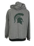 Michigan State University Gray "Spartans" Hoodie Women's Size Large