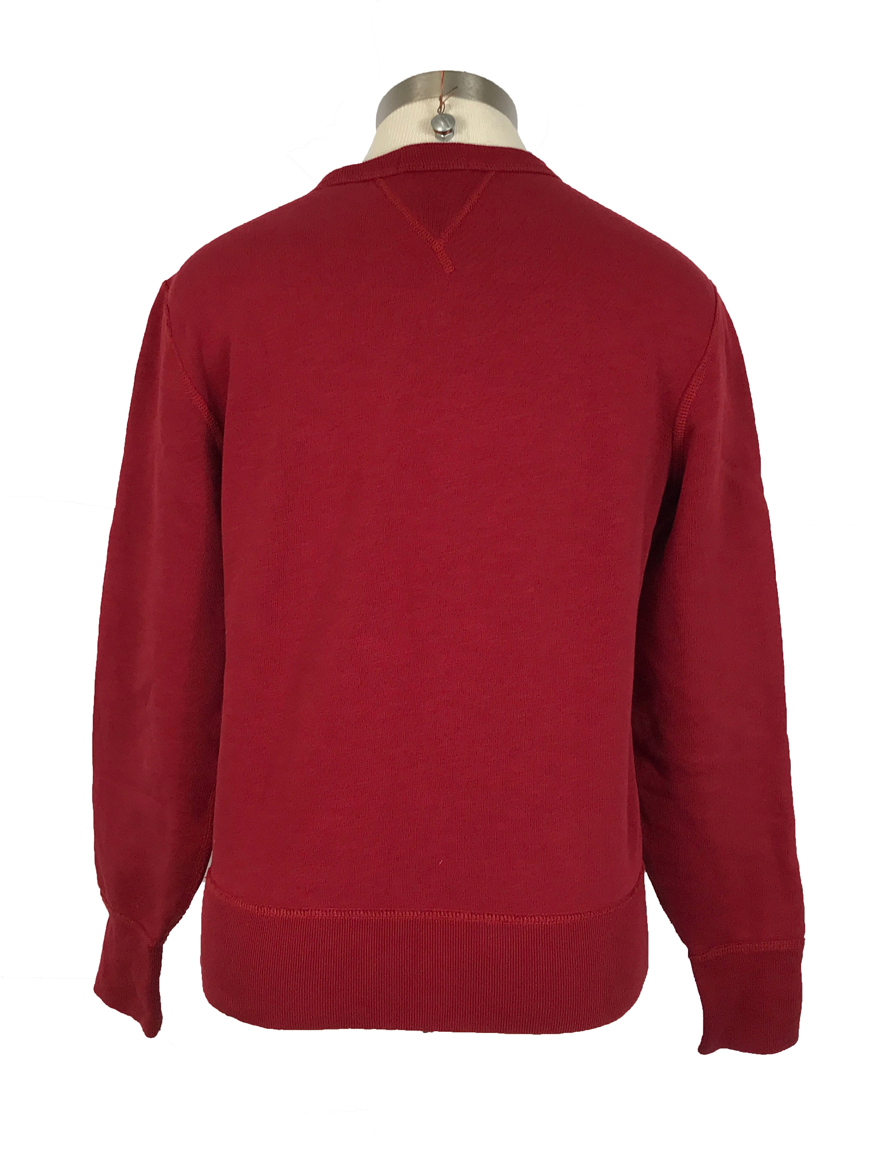 Polo By Ralph Lauren Red Sweatshirt Unisex Size XS
