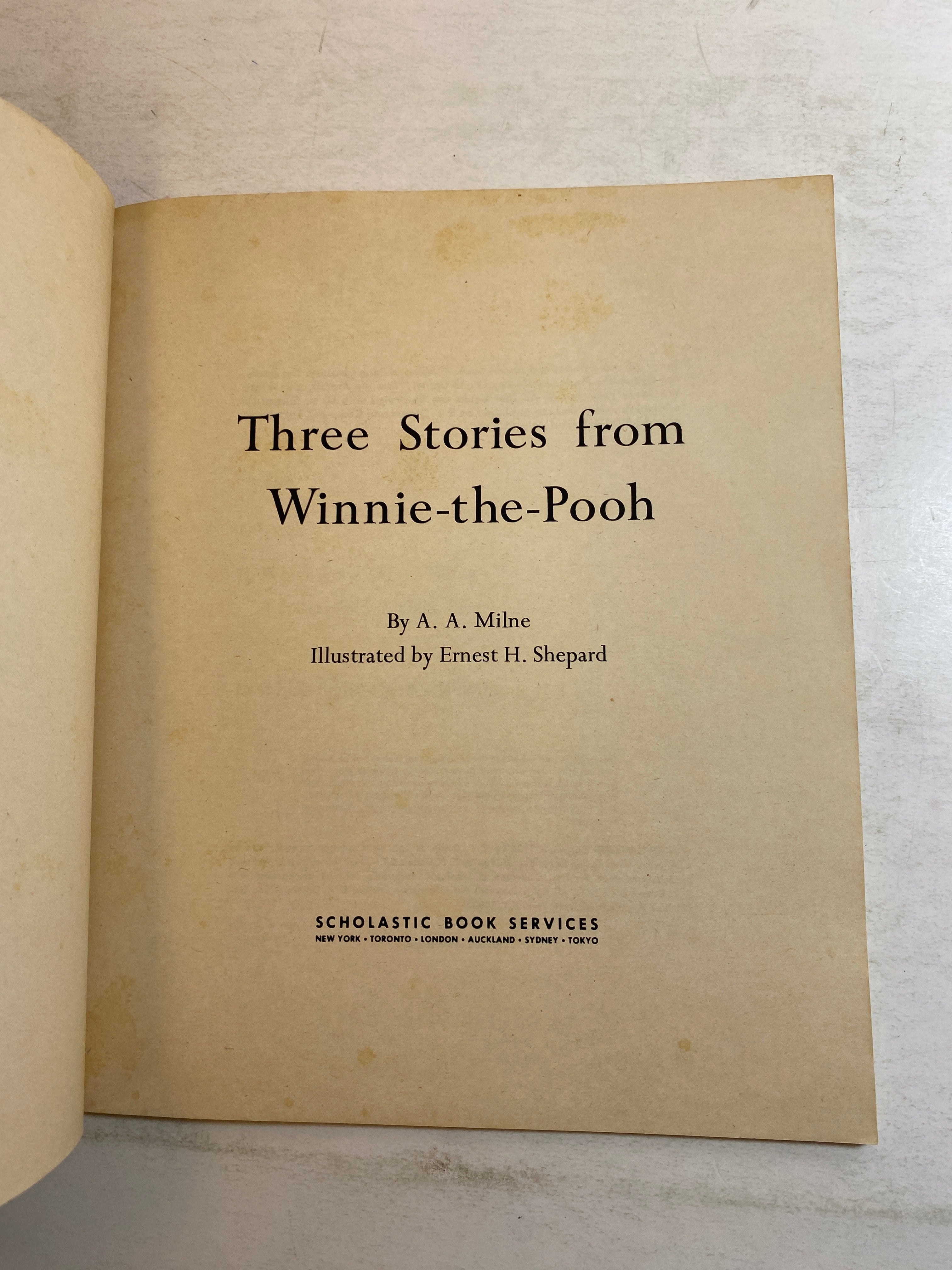 Three Stories from Winnie the Pooh AA Milne SC 1966