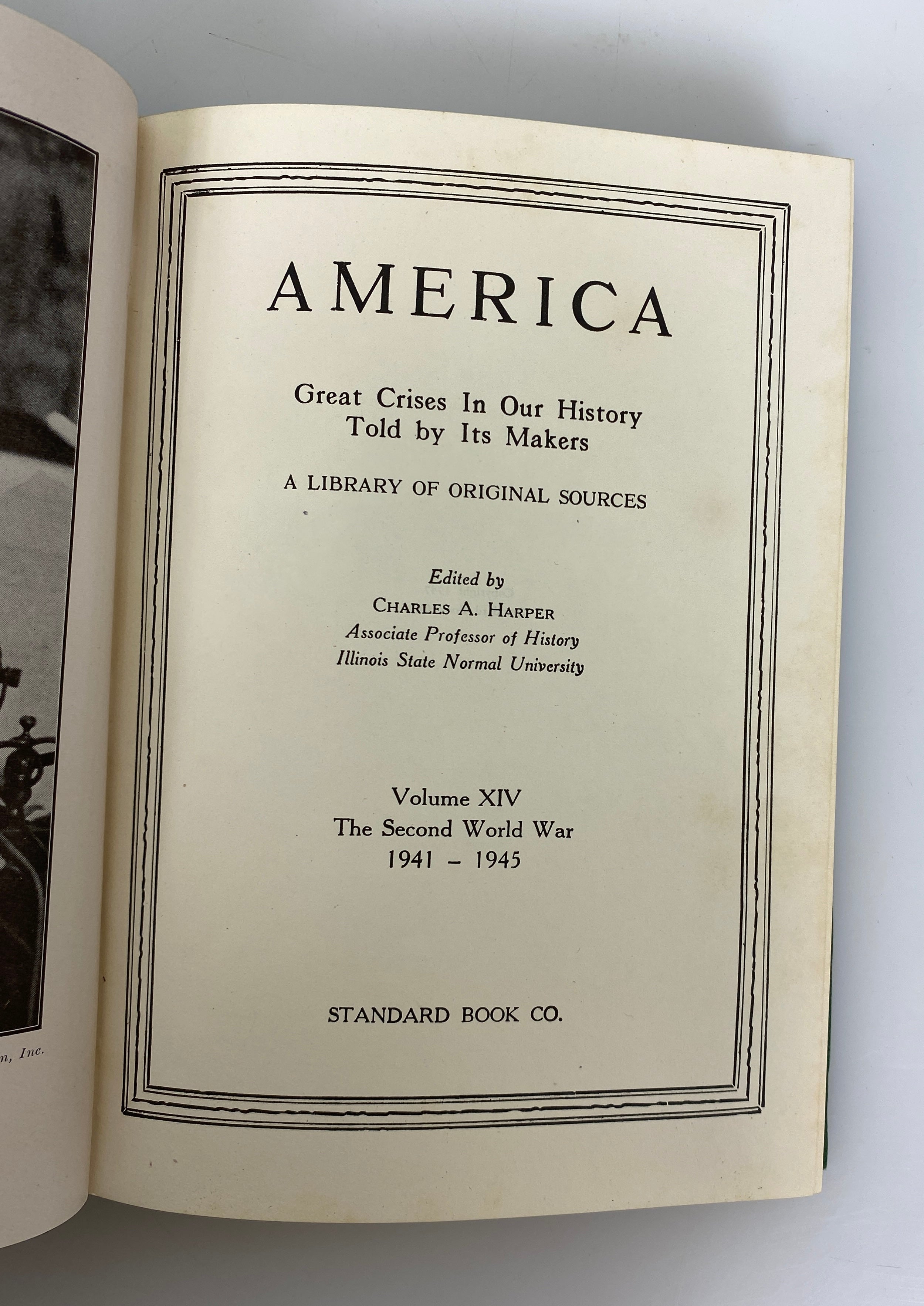 Complete 14 Volume Set America Great Crises in Our History VFW 1925-1947 HC