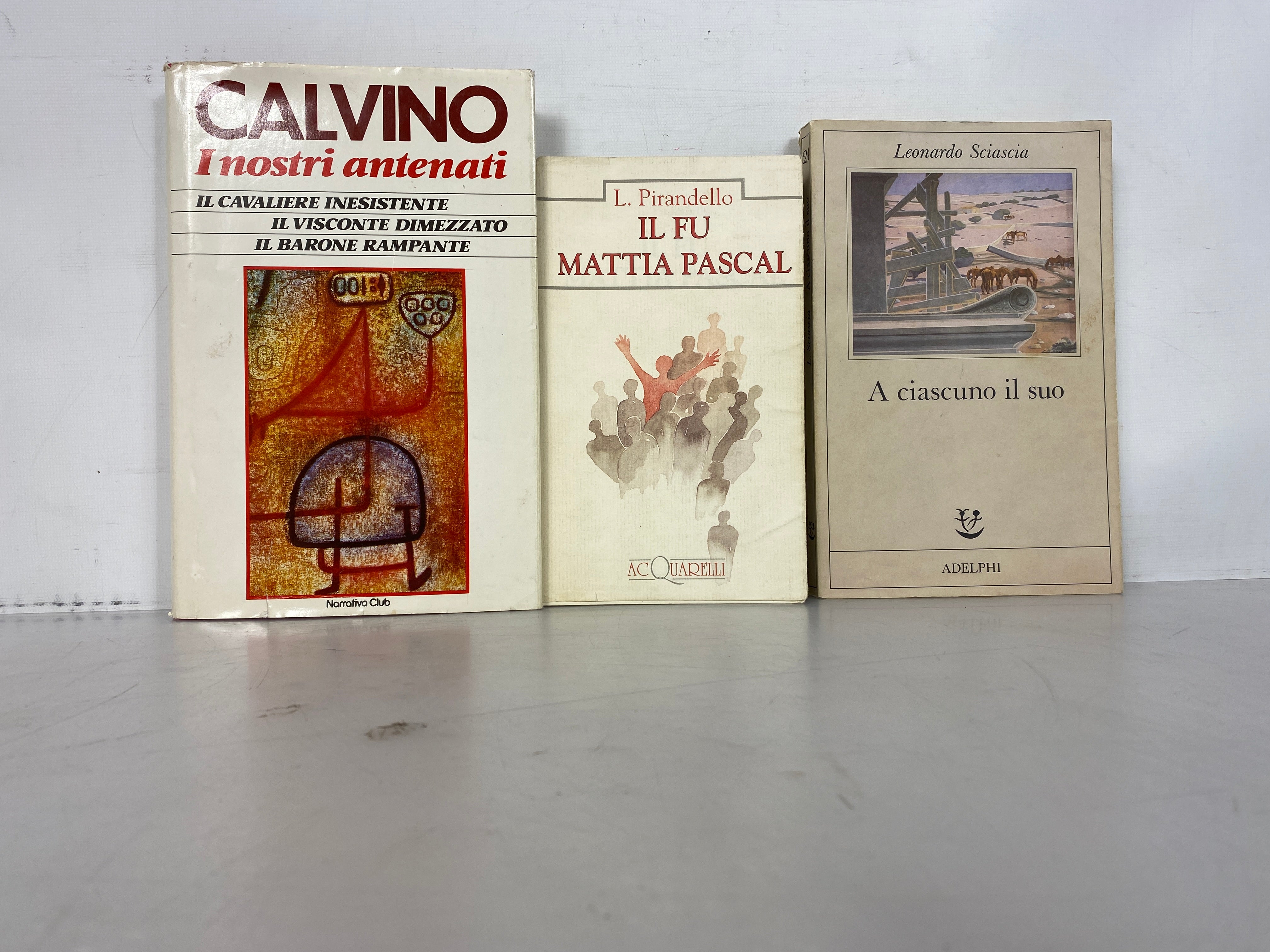 Lot of 3 Italian Language Novels 1985-1995