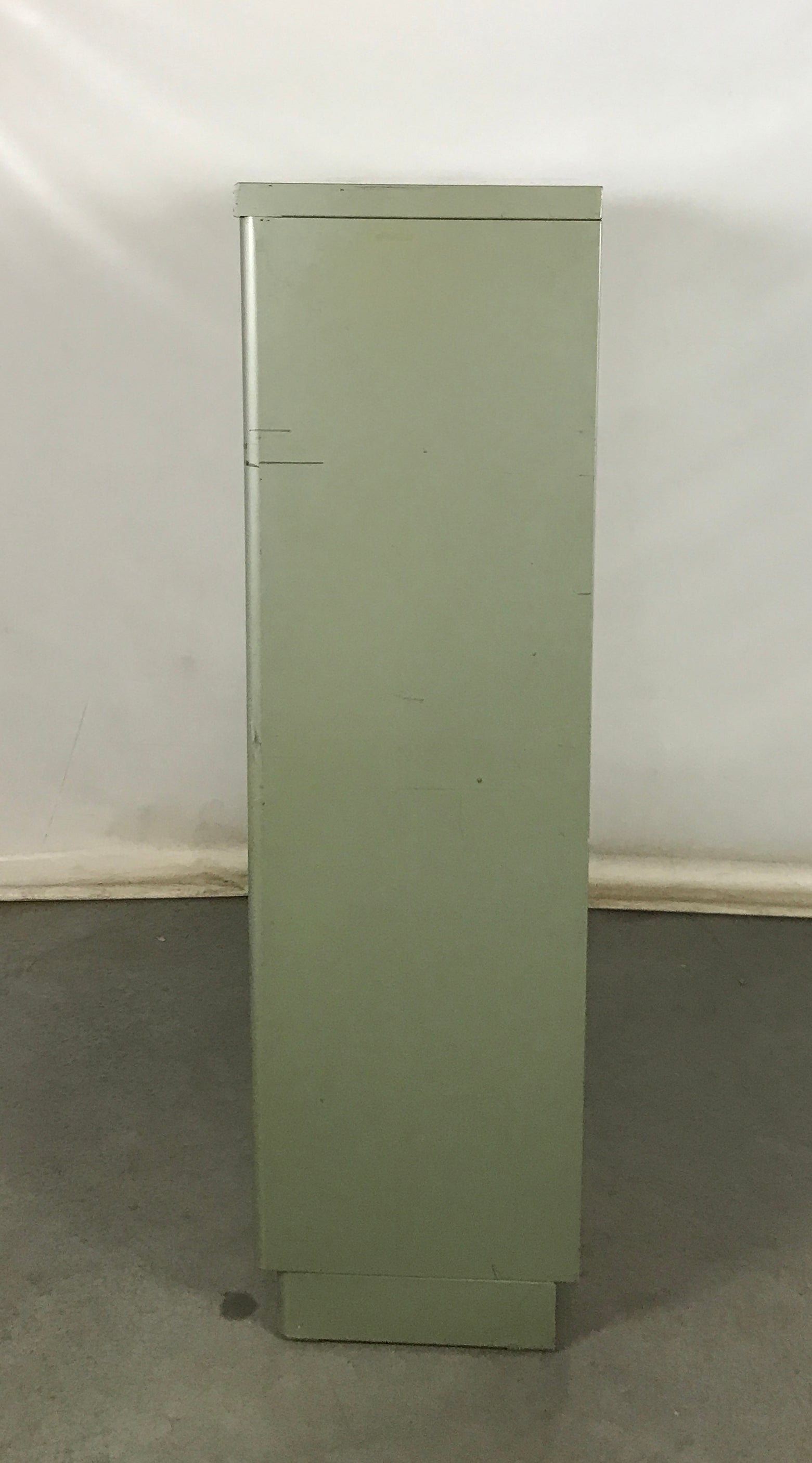 Green Steelcase Metal Shelf