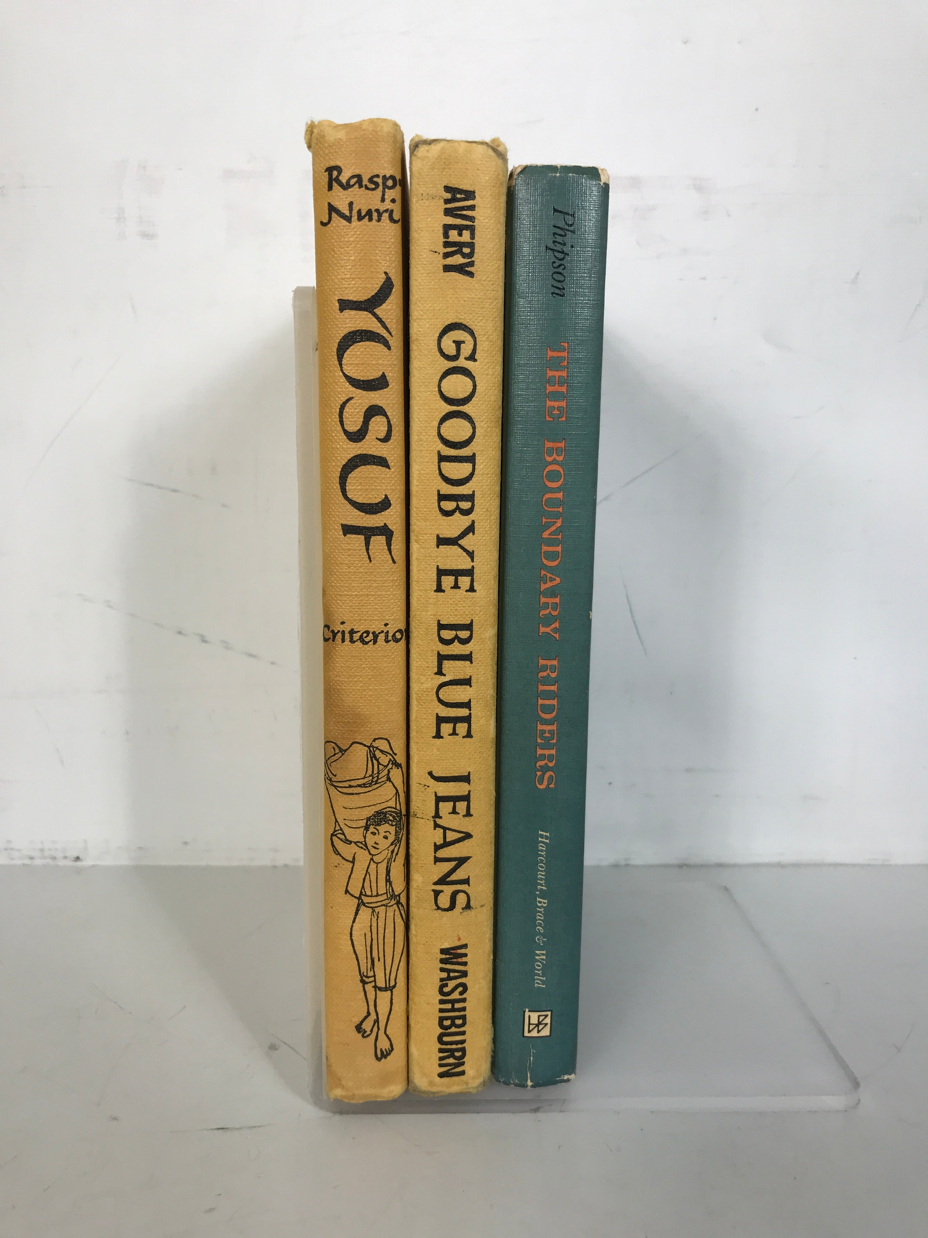 3 Vols J Fiction: The Boundary Riders/Yusuf Boy of Cyprus/Goodbye Blue Jeans HC