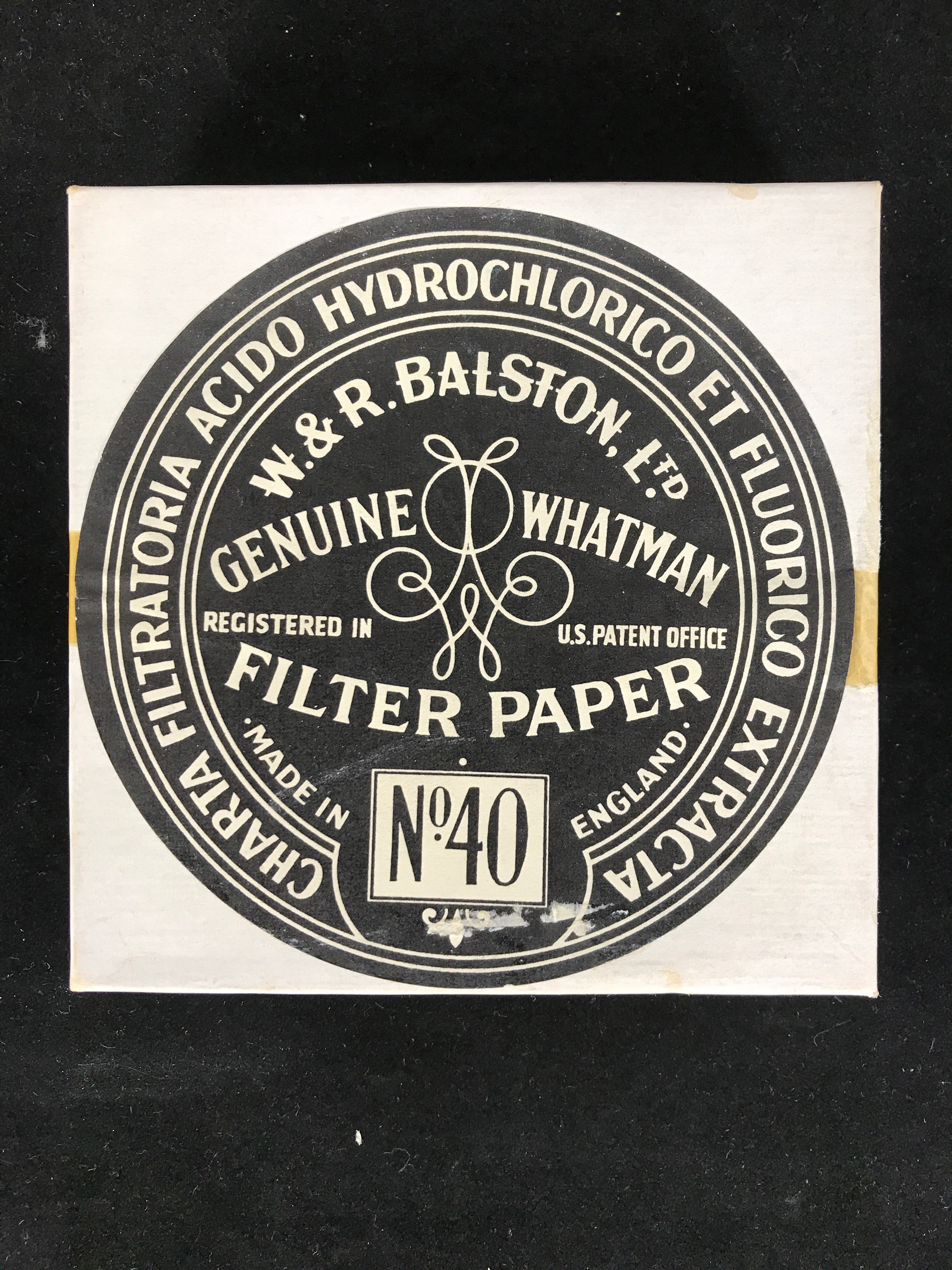 Balston No. 40 Filter Paper 100 Circles 11cm *Sealed*