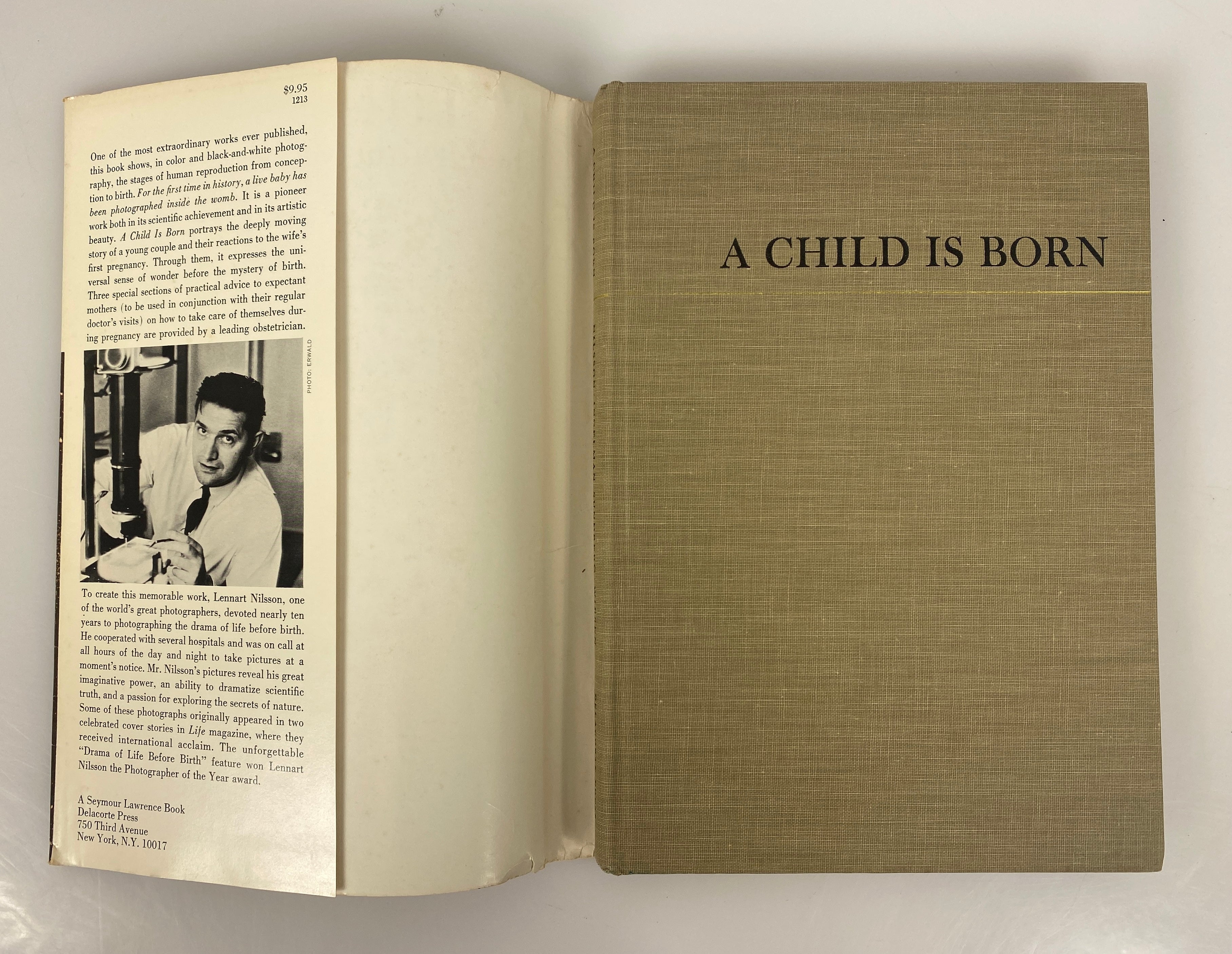 A Child is Born by Lennart Nilsson 1966 First English Edition HCDJ