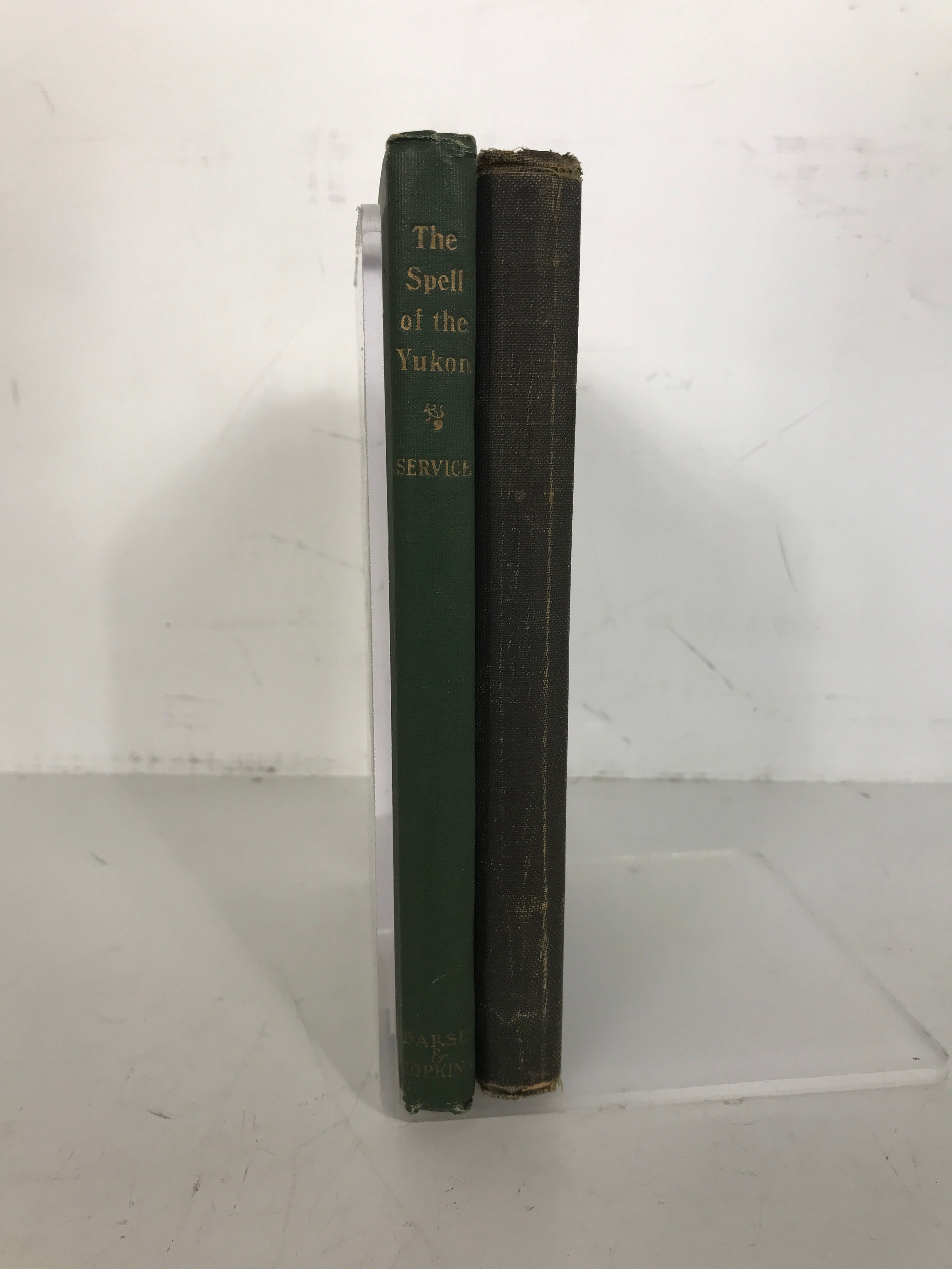 2 Robert Service 1st Ed: Spell of the Yukon/Rhymes of a Red Cross Man HC