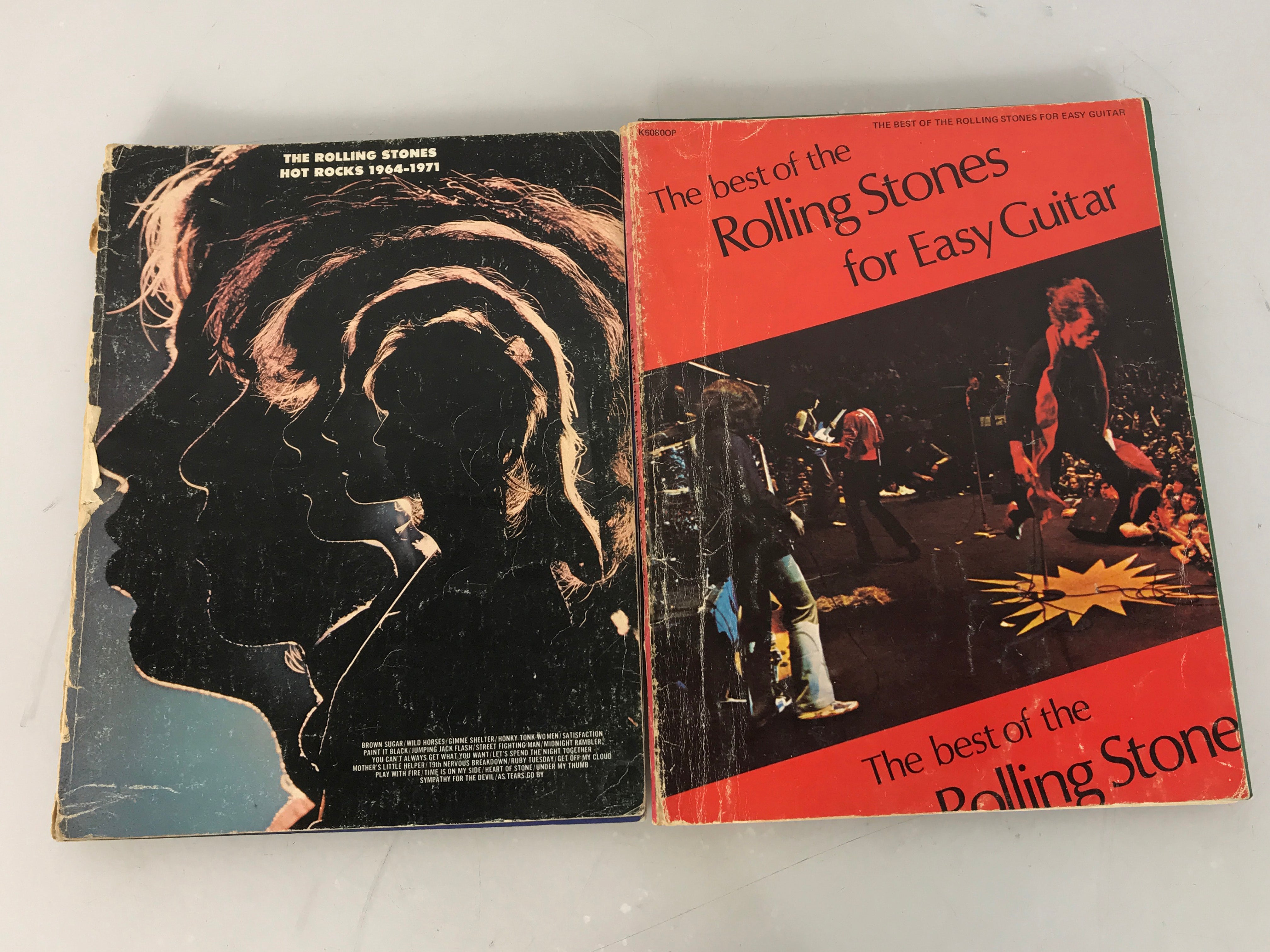 Lot of 2 Rolling Stones Music and Song Books 1975 SC