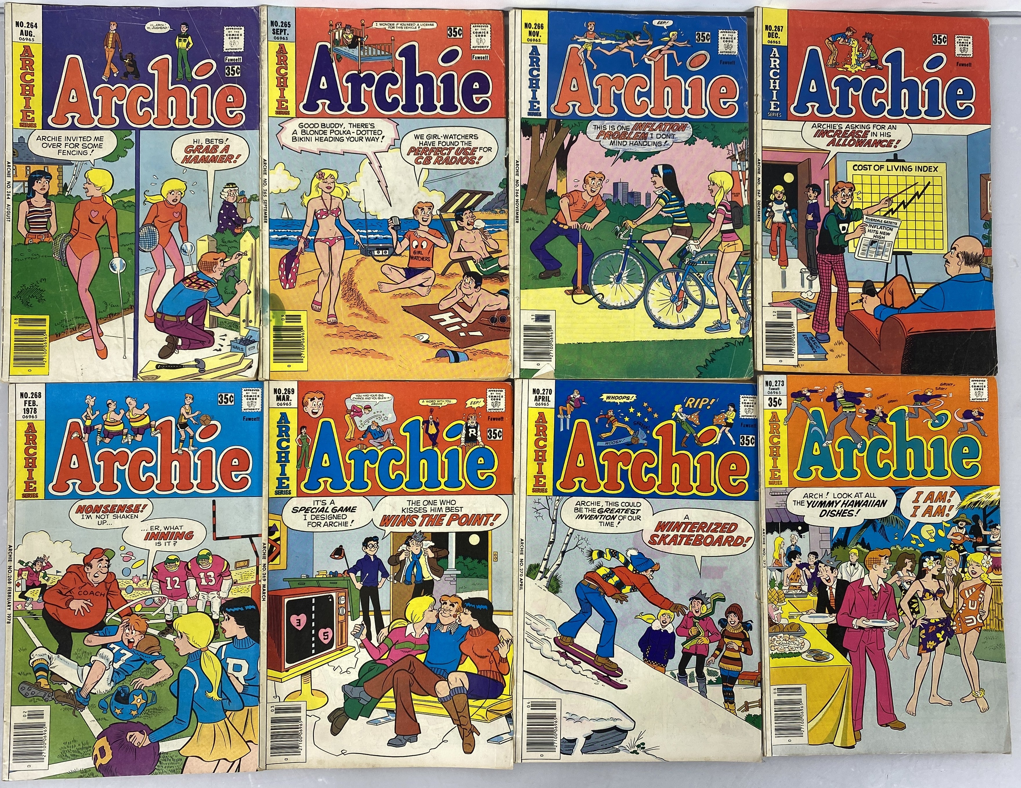 Archie Comics Archie Lot of 24 1972-1979