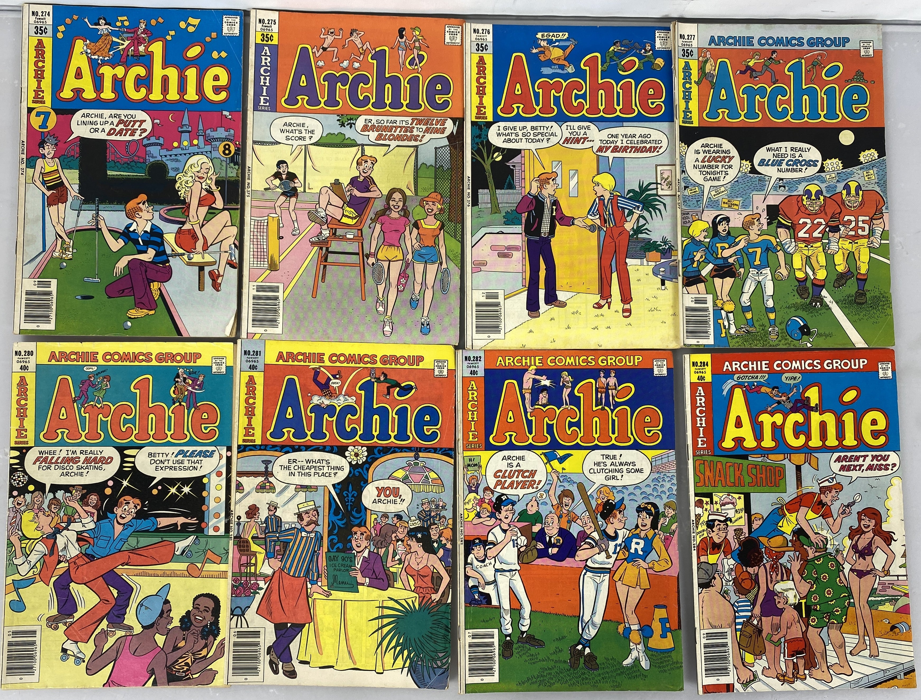 Archie Comics Archie Lot of 24 1972-1979