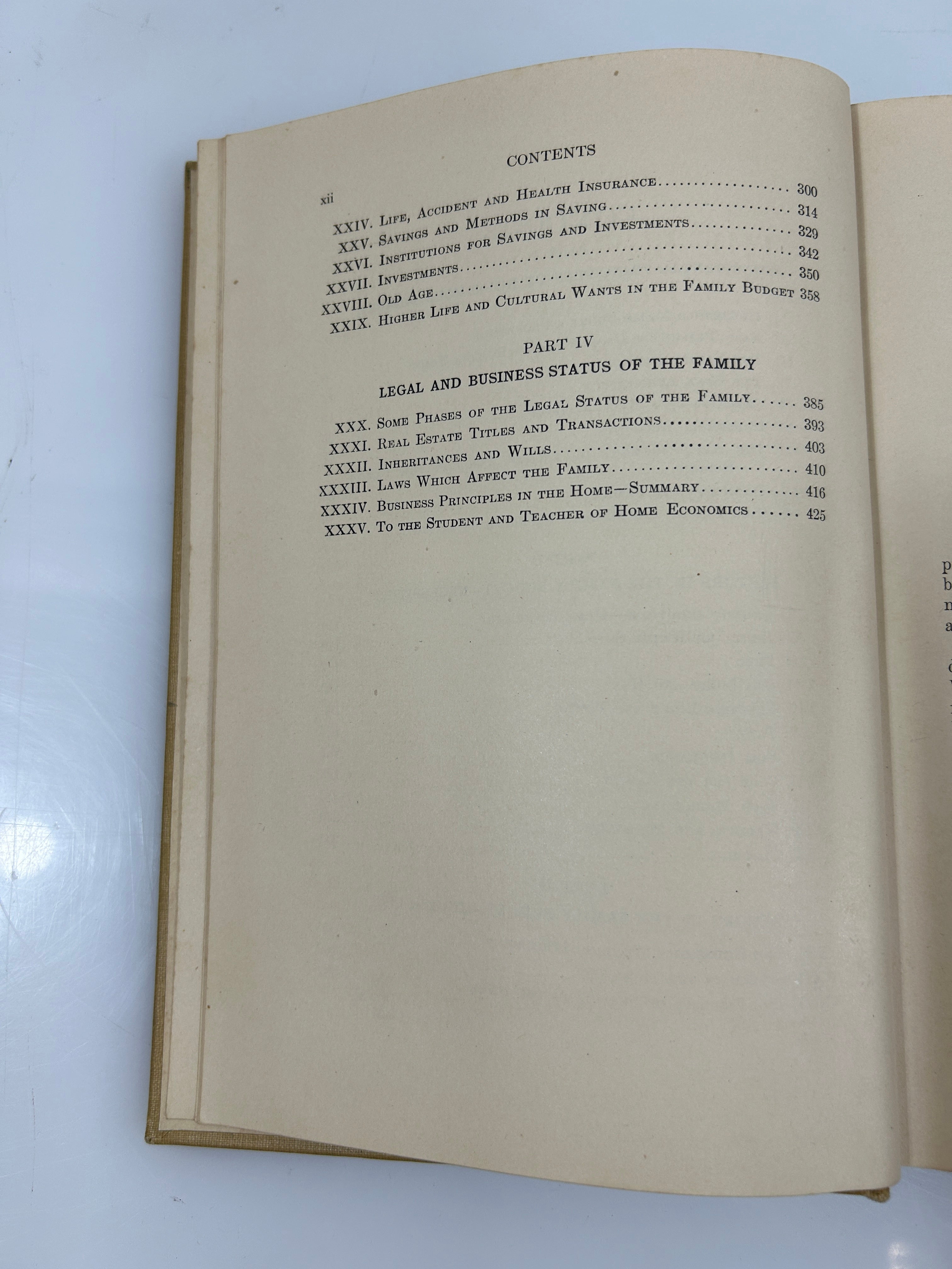 The Business of the Household by Taber 1918 Antique Lippincott's Home Manual HC