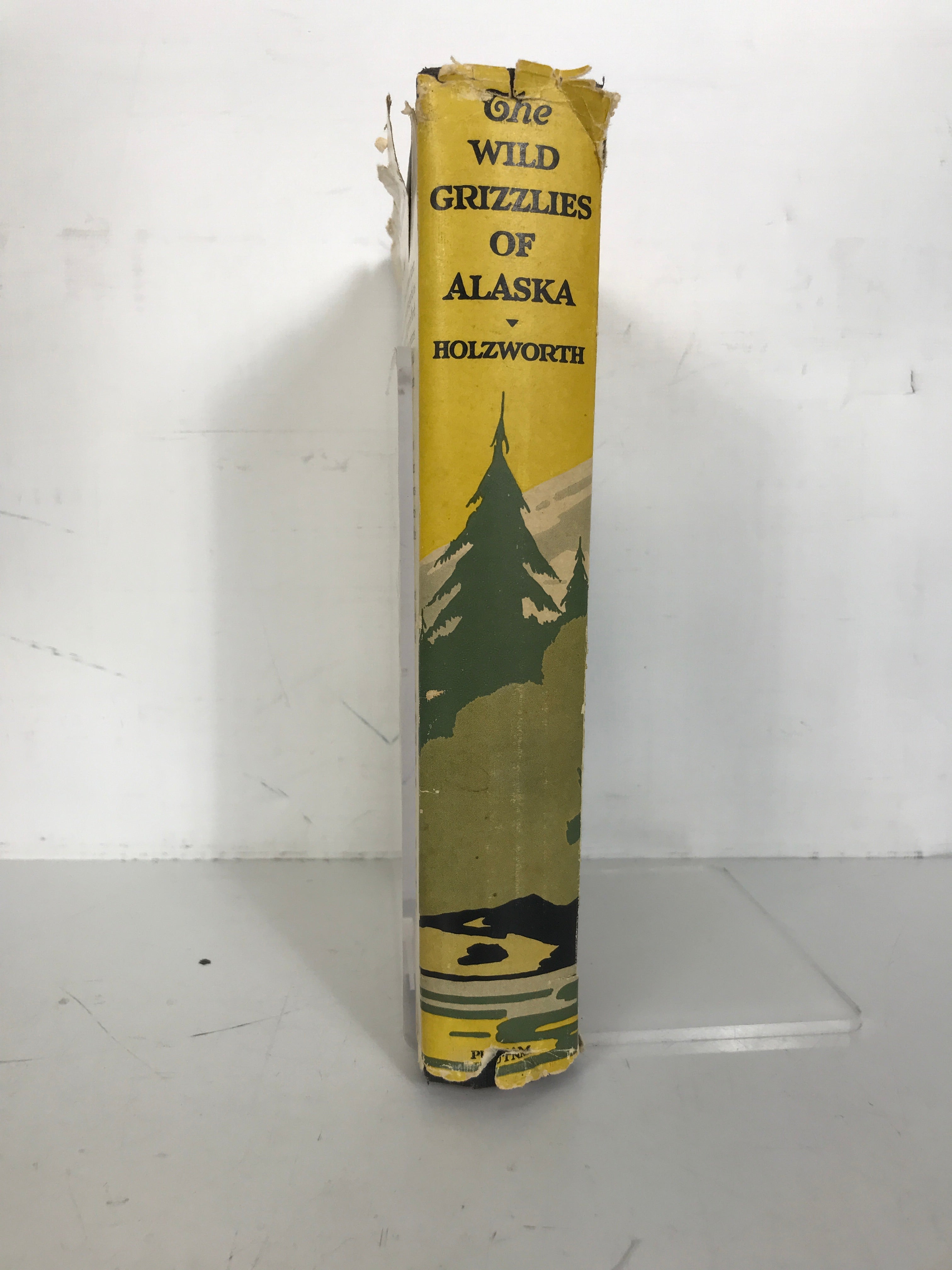 The Wild Grizzlies of Alaska John Holzworth Signed 1st Ed HCDJ