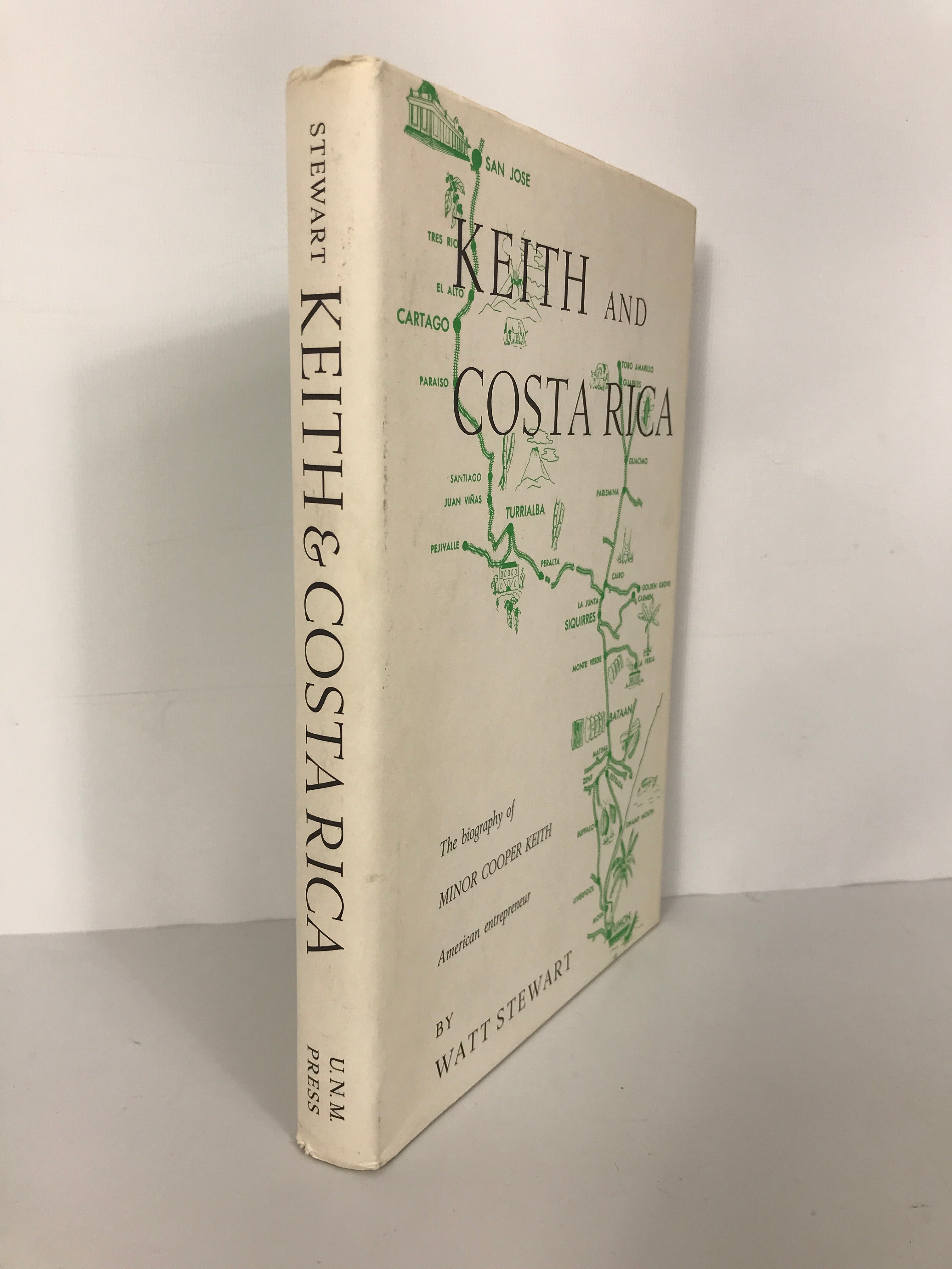 Keith and Costa Rica by Watt Stewart 1964 1st Edition HC DJ