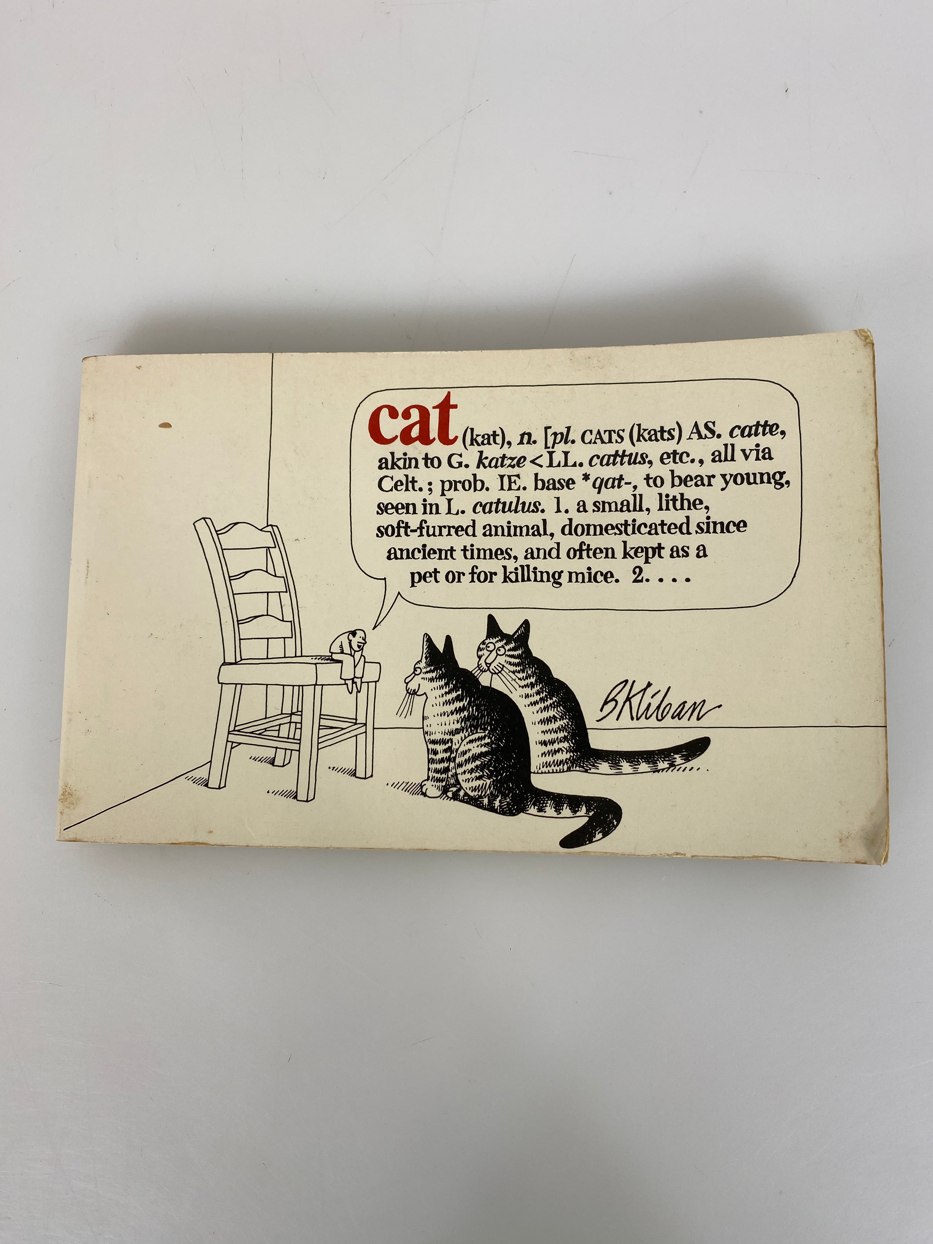Cat by B. Kliban SC 1975