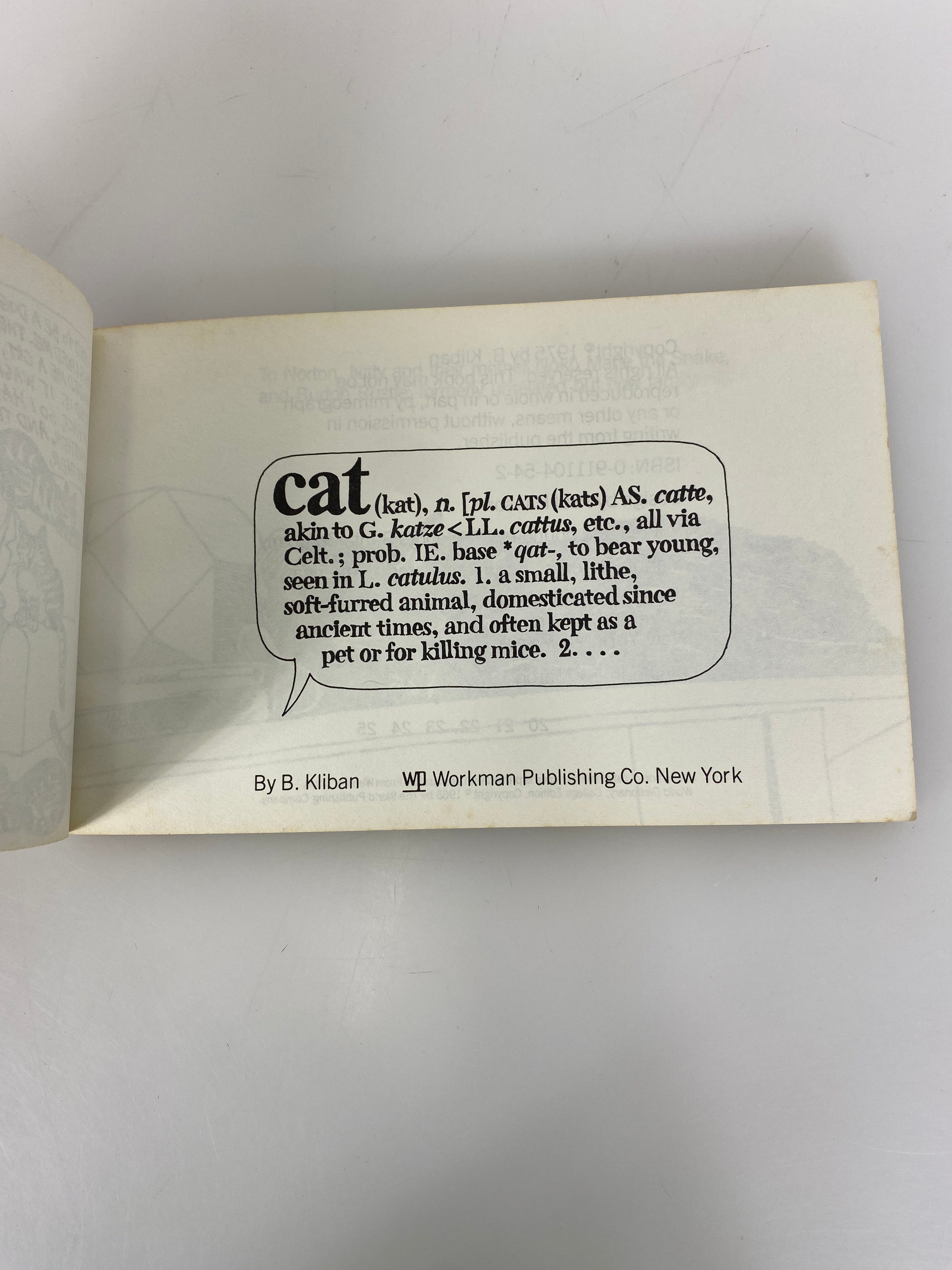 Cat by B. Kliban SC 1975