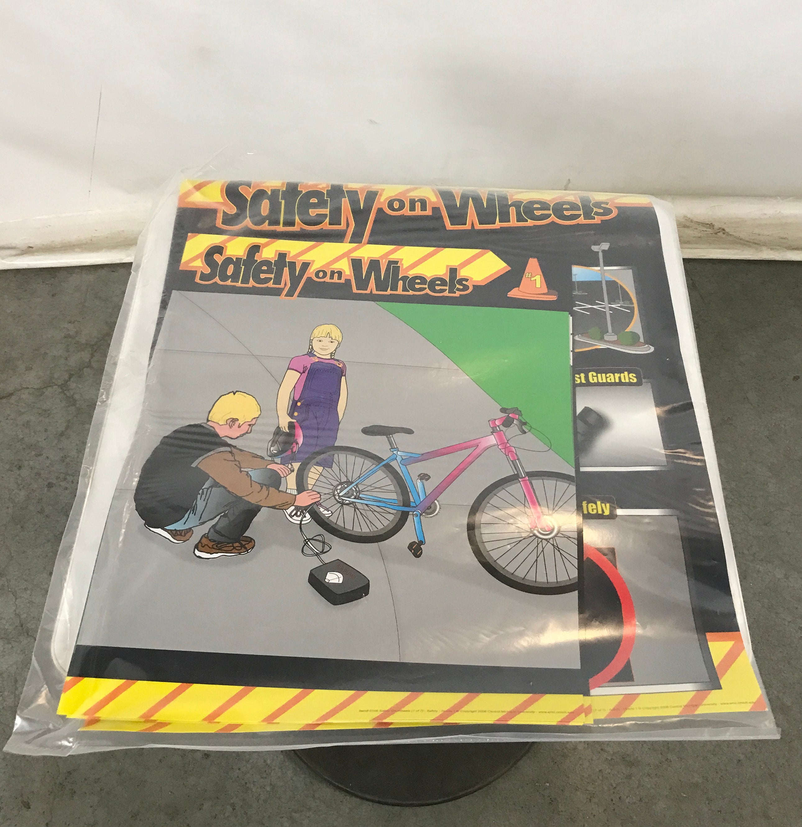 Set of 7 Safety on Wheels Teaching Posters