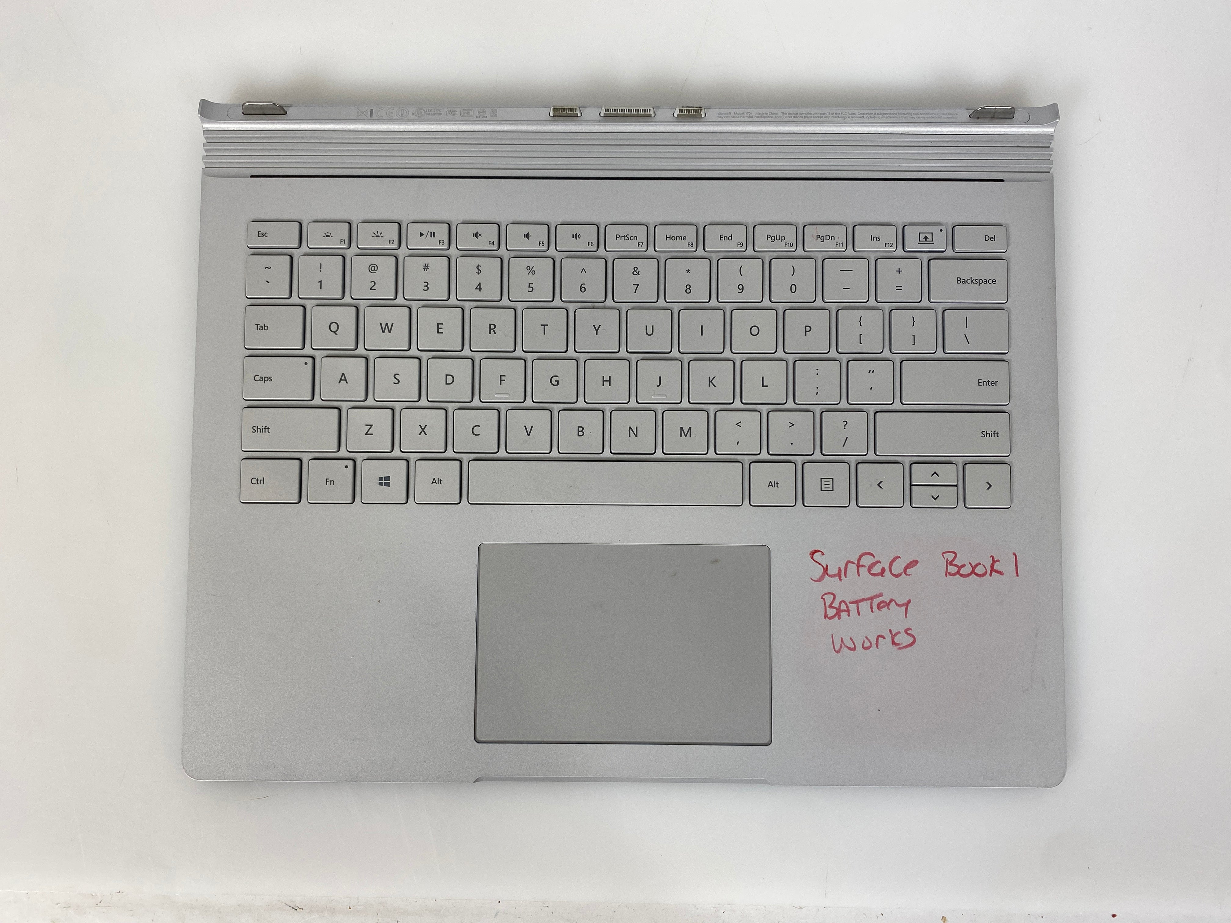 Microsoft Surface Book 1 Keyboard Base 1785 with dedicated GPU