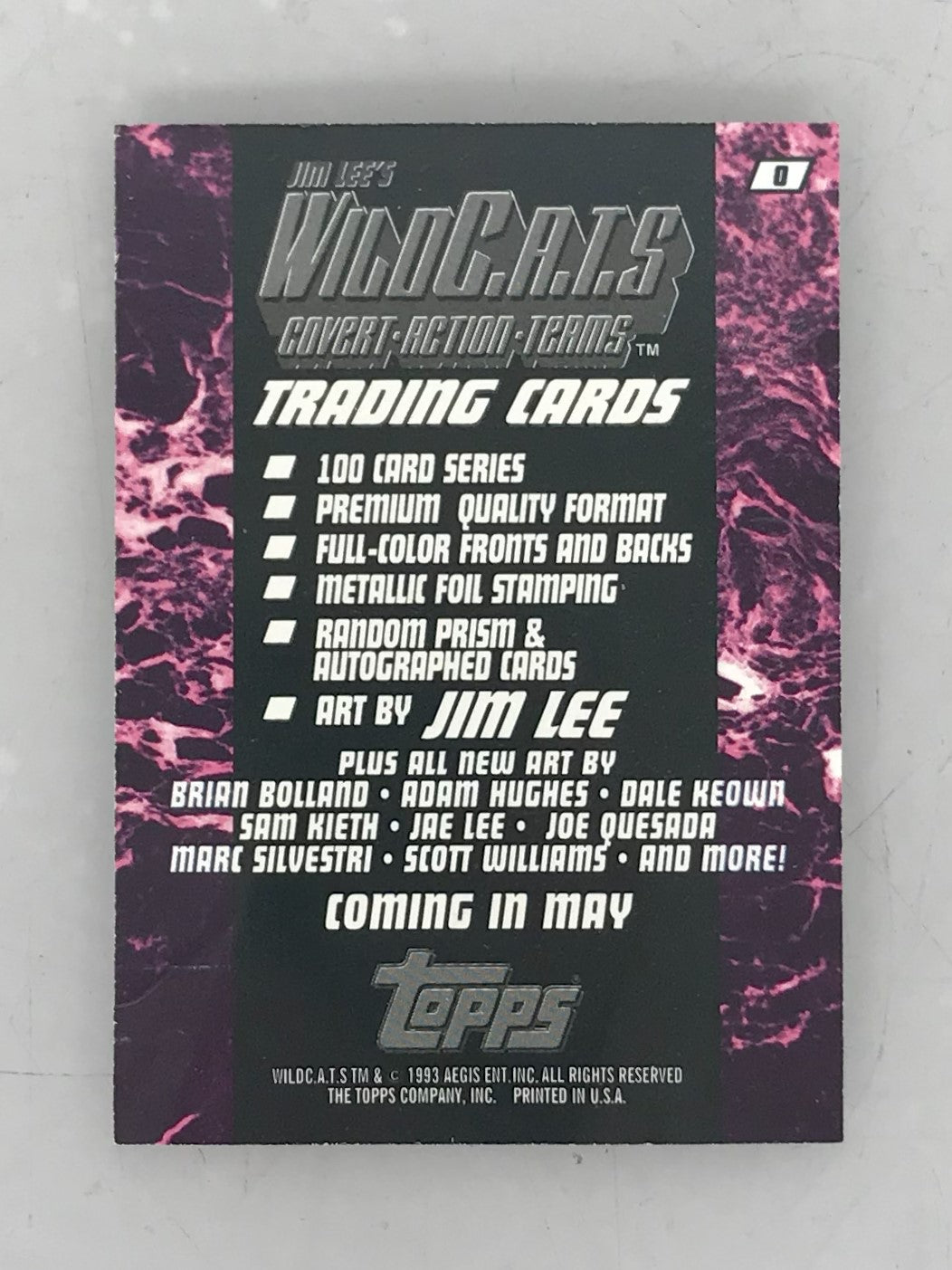 WildC.A.T.S 1-2 1992 with Trading Card