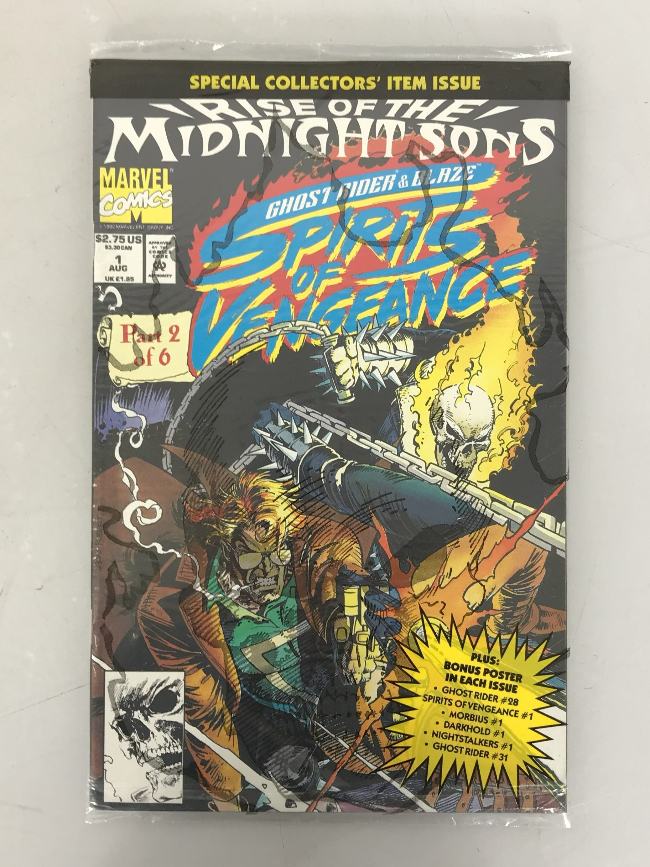 Ghost Rider/Blaze: Spirit of Vengeance 1 1992 Special Collector's Item Issue