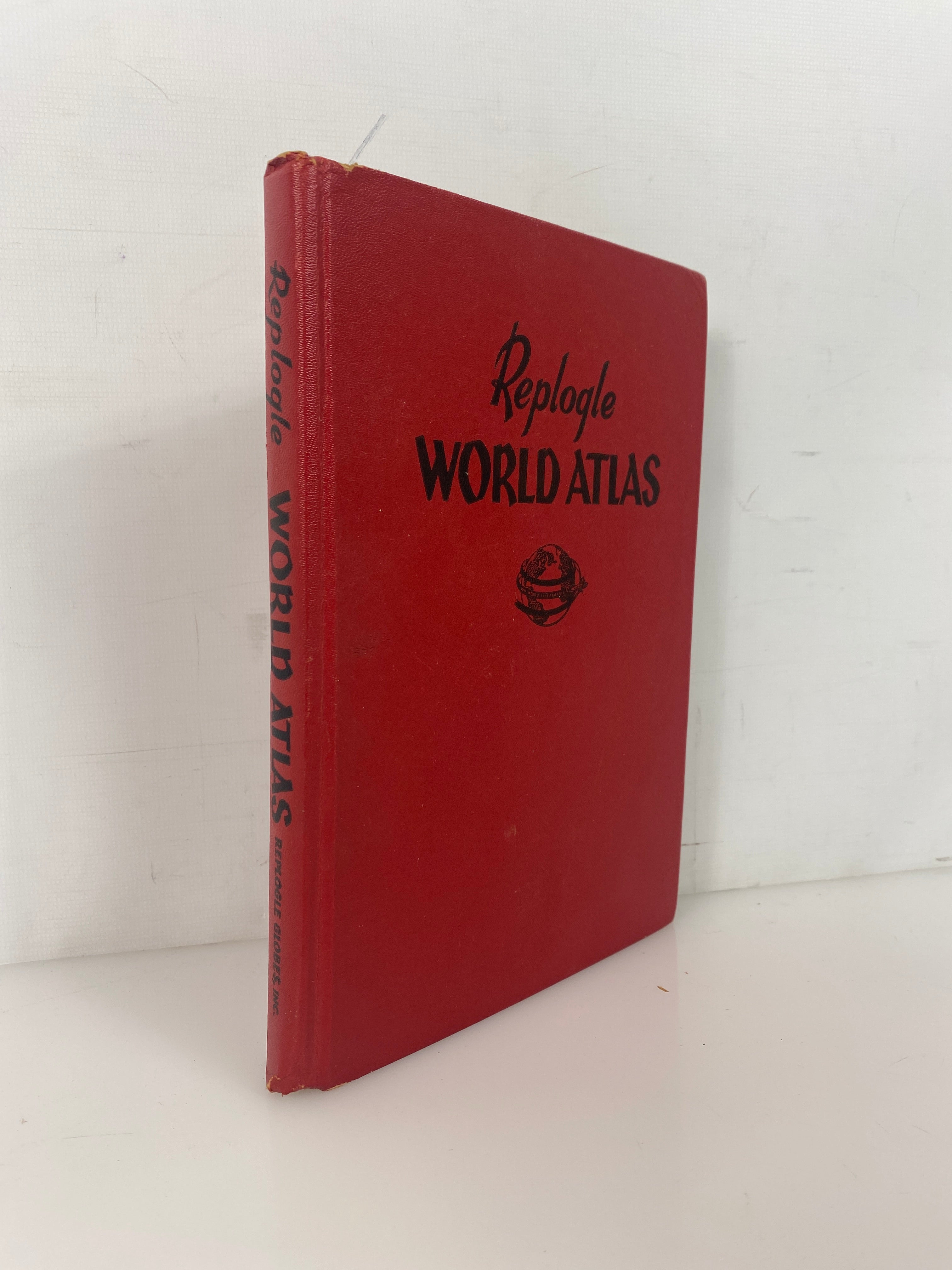 Replogle World Atlas 1957 by Replogle Globes Vintage HC
