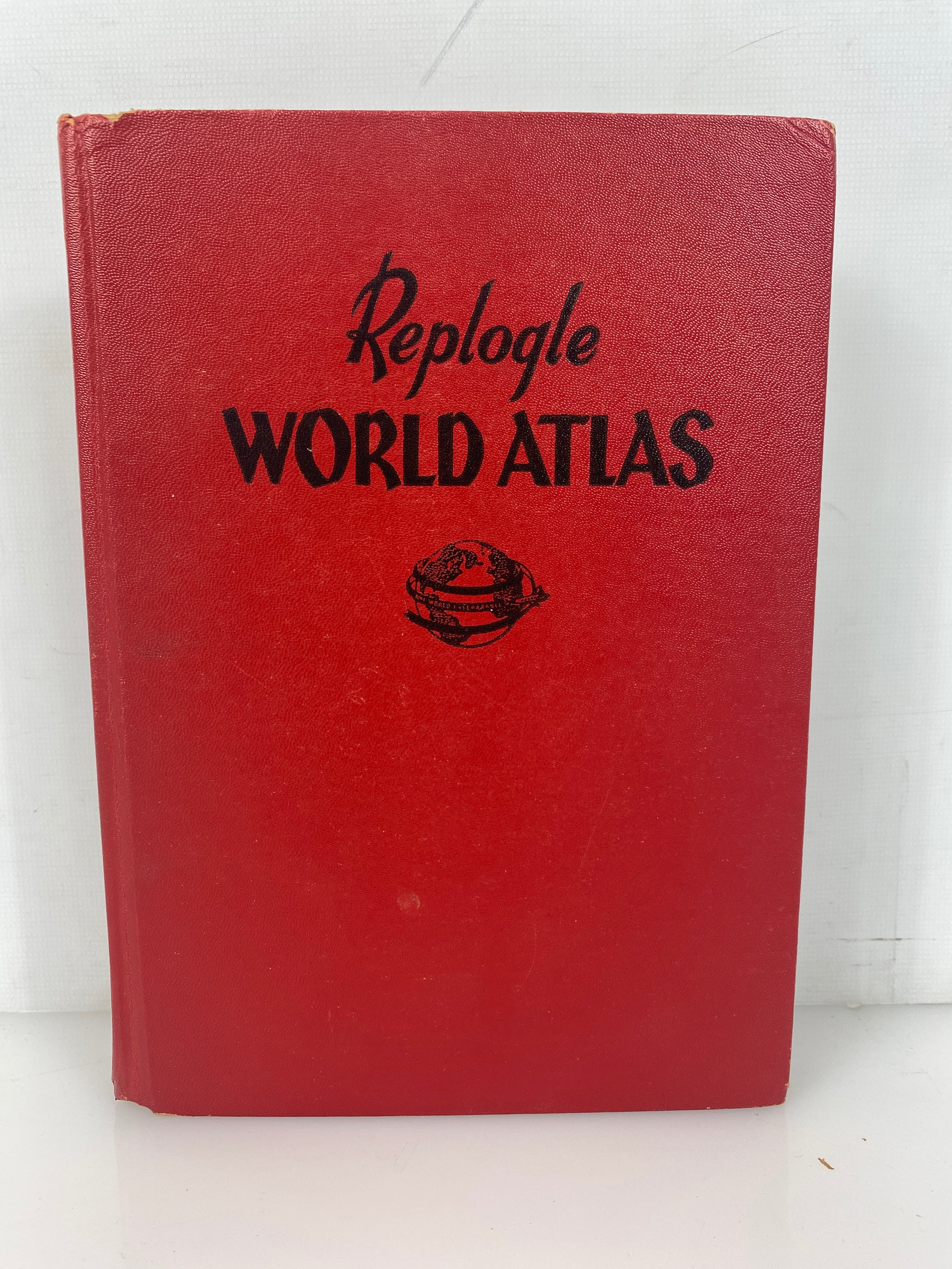 Replogle World Atlas 1957 by Replogle Globes Vintage HC