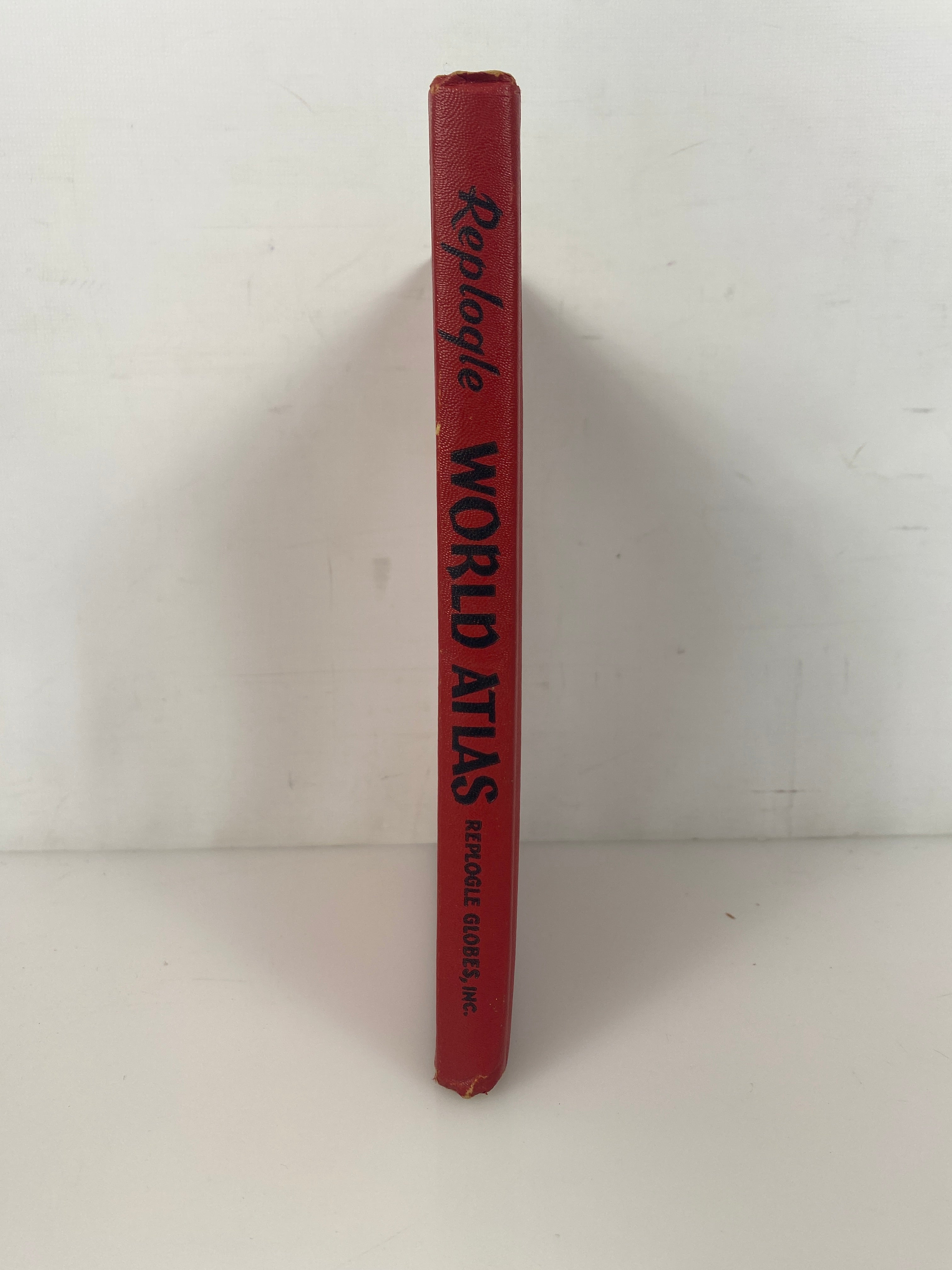 Replogle World Atlas 1957 by Replogle Globes Vintage HC