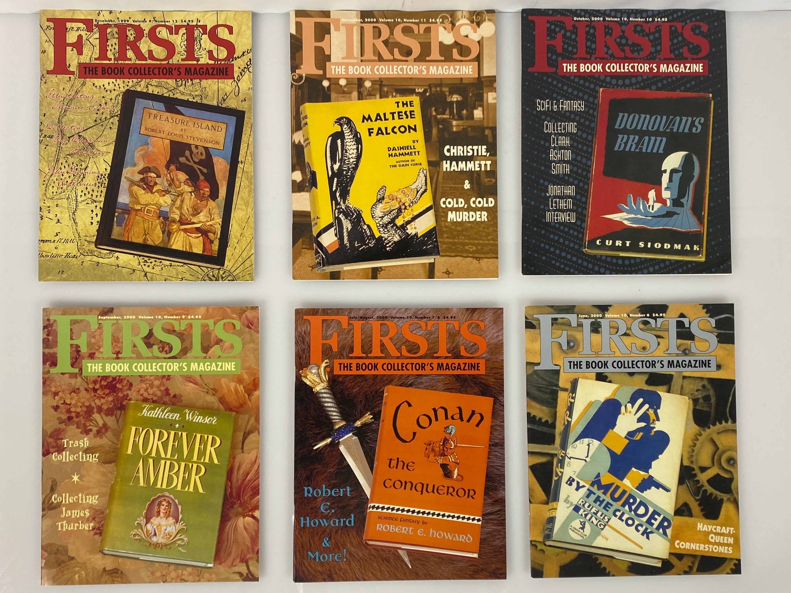 Lot of 11 Firsts Book Collector's Magazine (2000 Full Year)