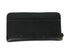 Coach Black Leather Wallet With Flower Embellishments