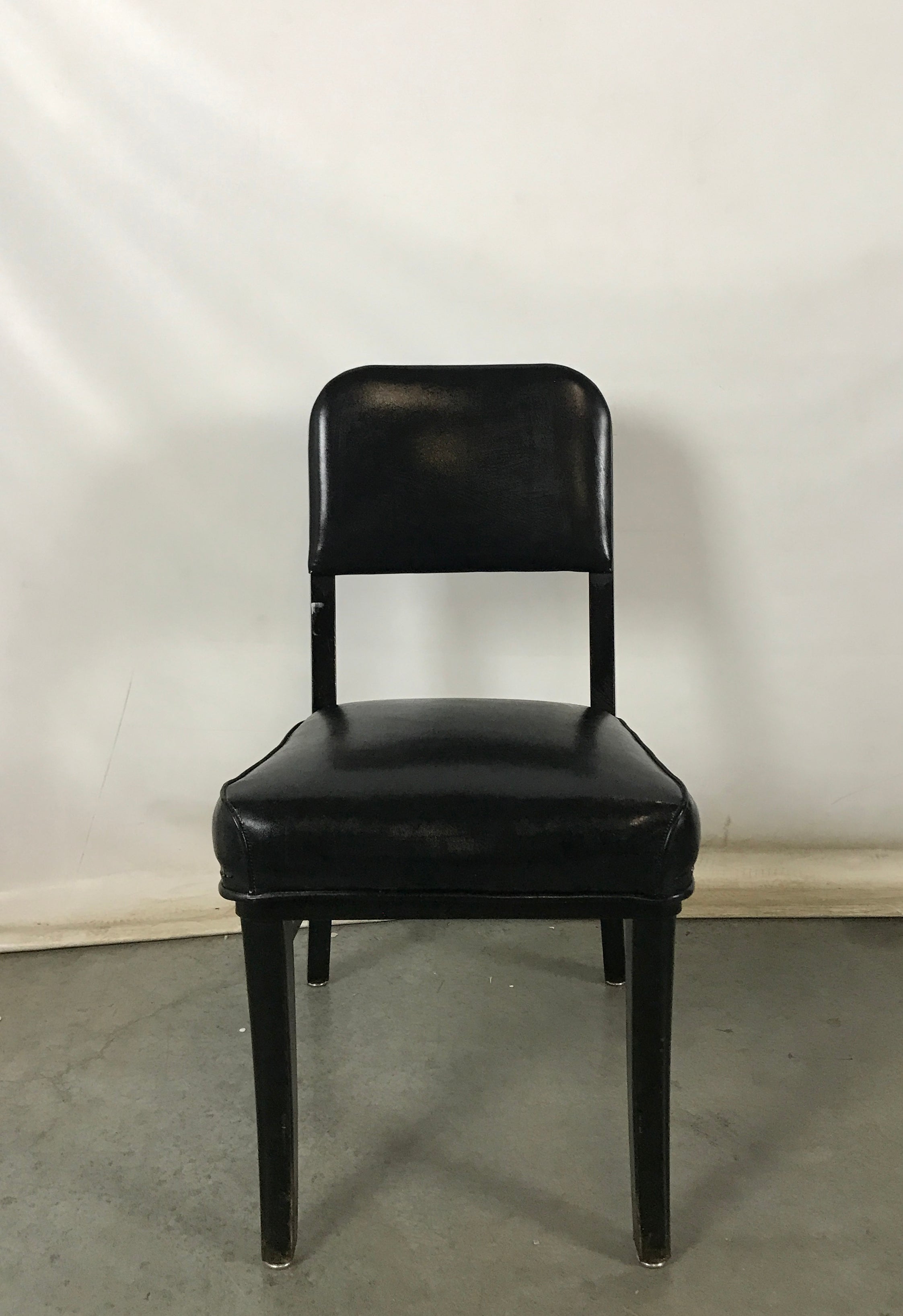Steelcase Black Armless Chair