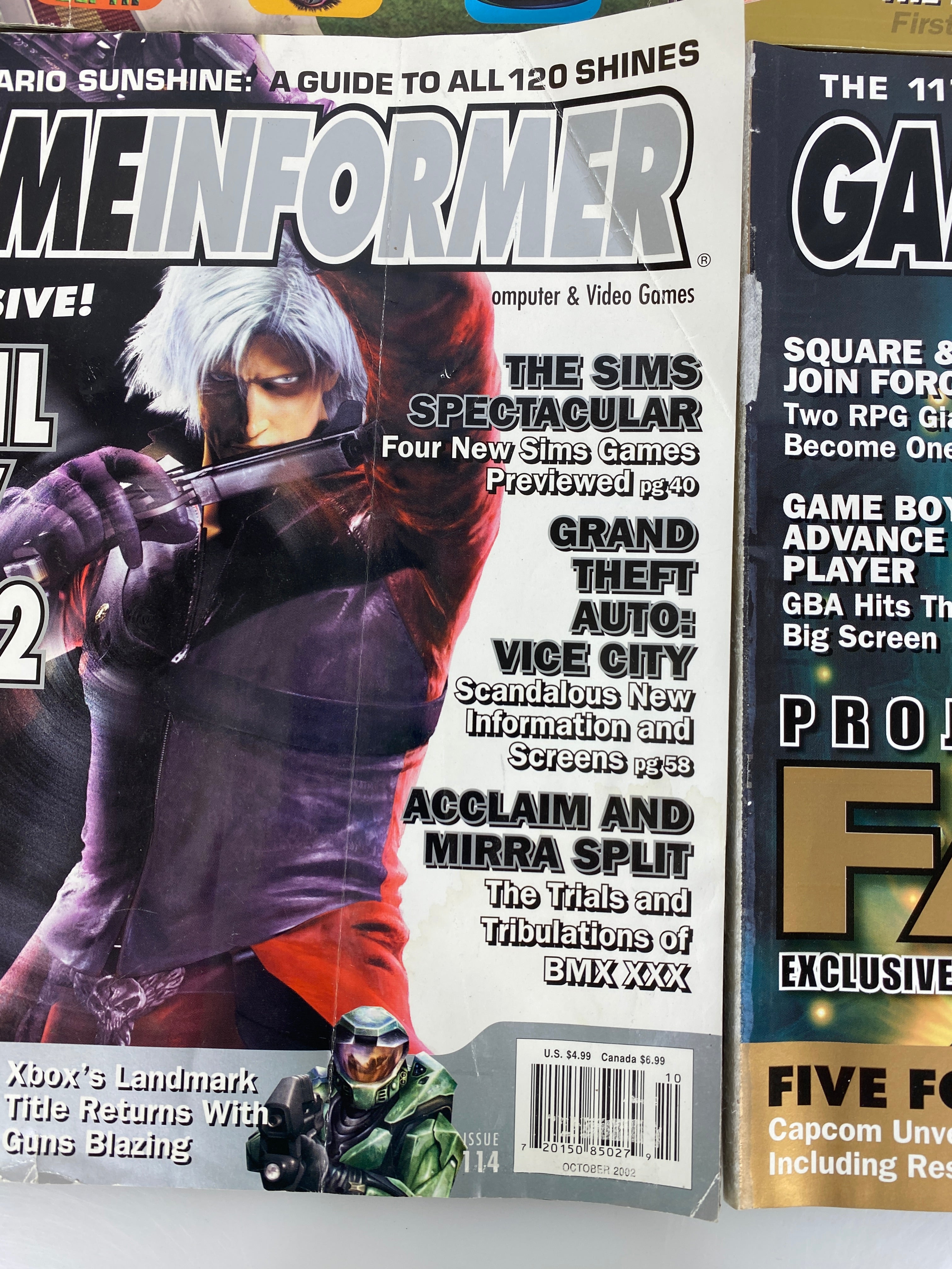 Lot of 8 Game Informer Magazines 1997-2008