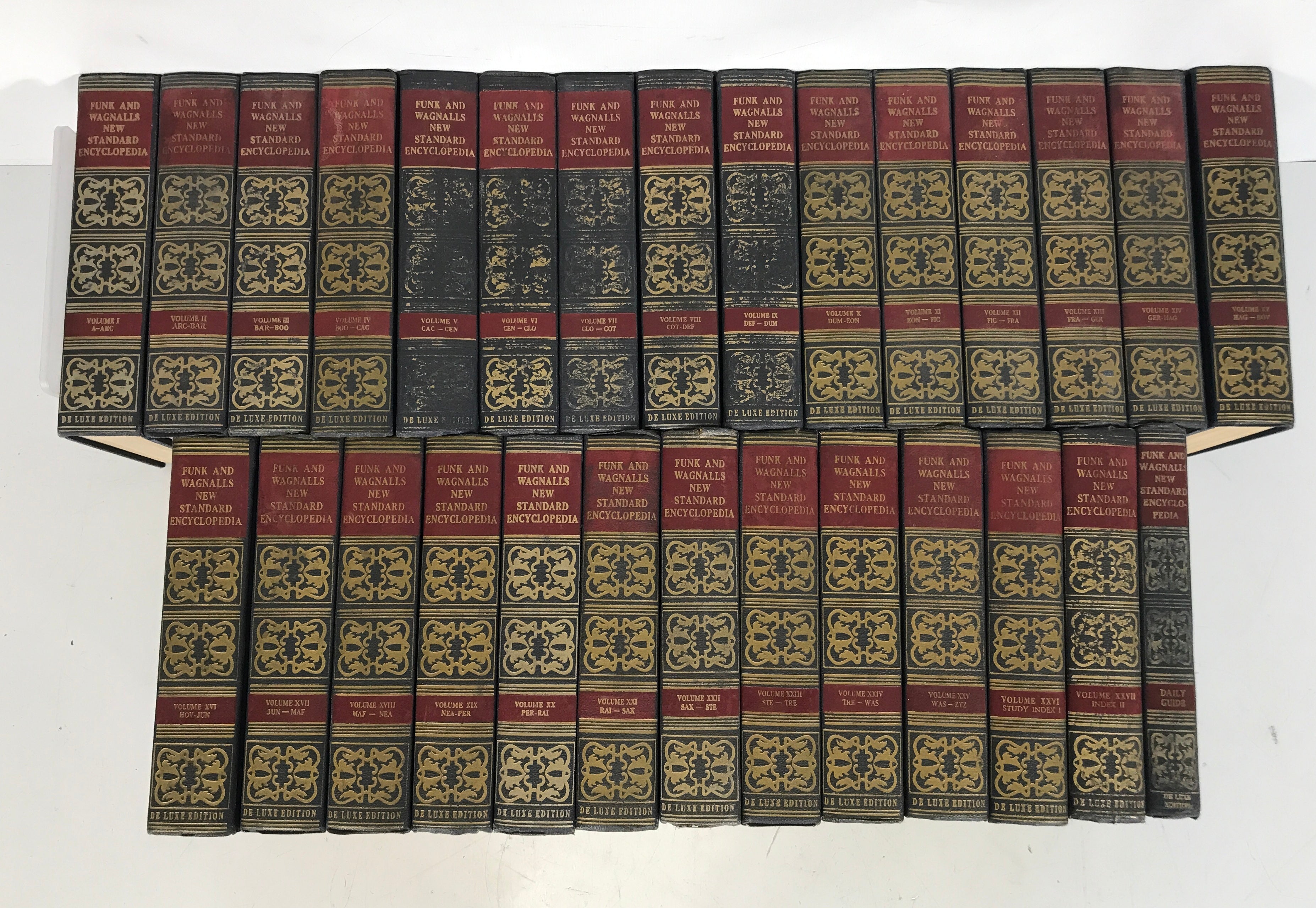 Complete 28 Vol Set: 1948 Funk & Wagnalls New Standard Encyclopedia